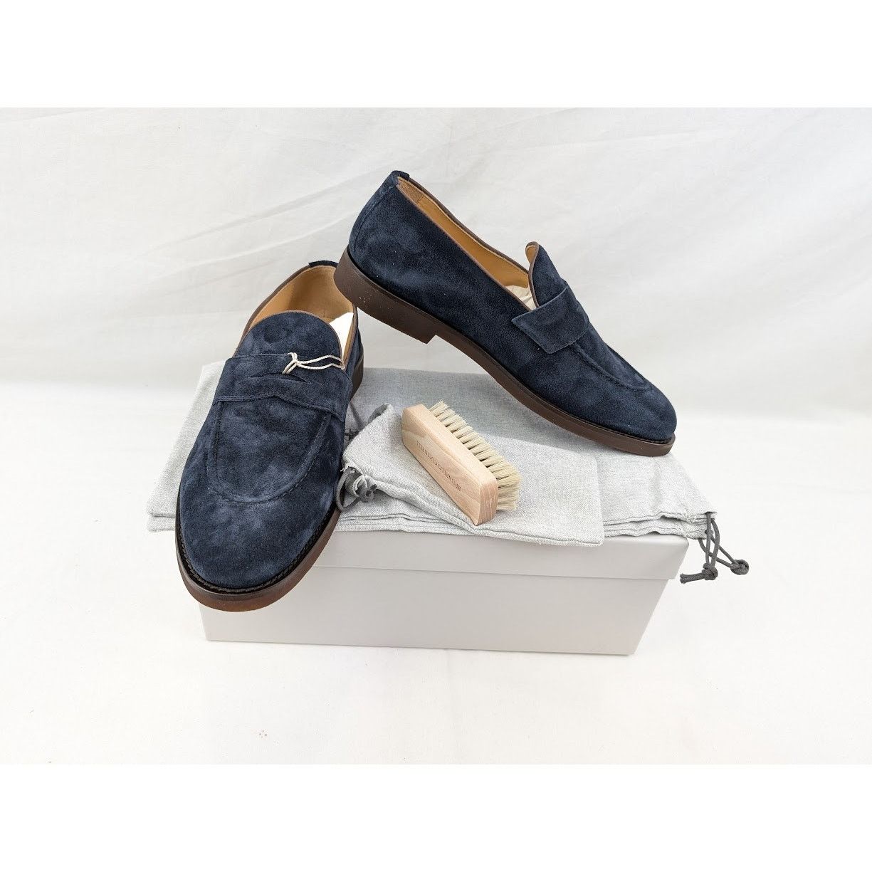 Brunello Cucinelli o1rshd1 Formal Shoes in Blue Size US 10 / EU 43 - 18 Thumbnail