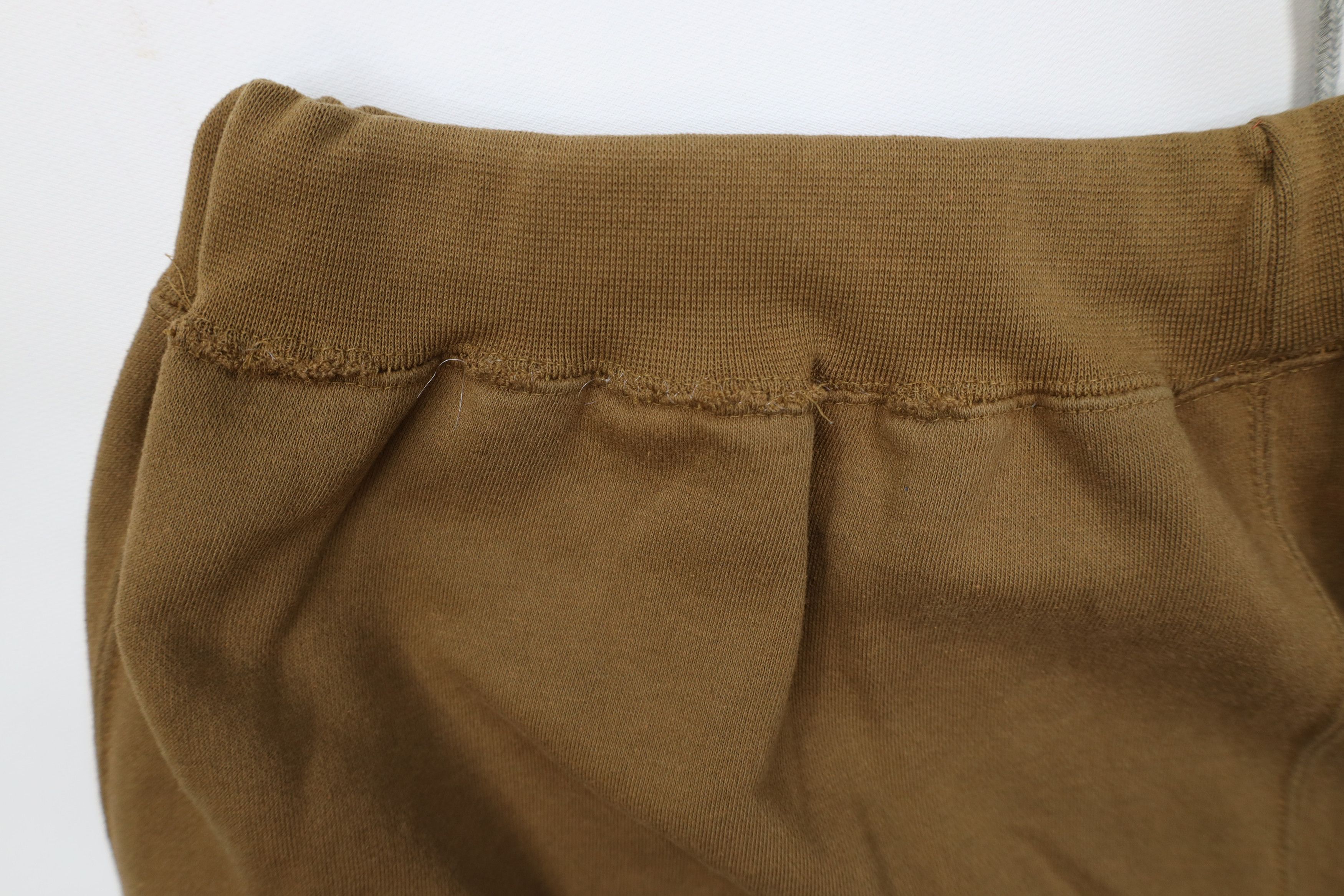 Vintage Vintage 90s Streetwear Blank Sweatpants Joggers Pants Brown Size US 38 / EU 54 - 13 Thumbnail