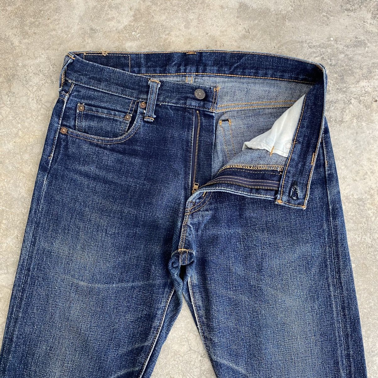 Denime Vintage 90’s Denime Japan Faded Blue Selvedge Jeans Size US 30 / EU 46 - 7 Thumbnail