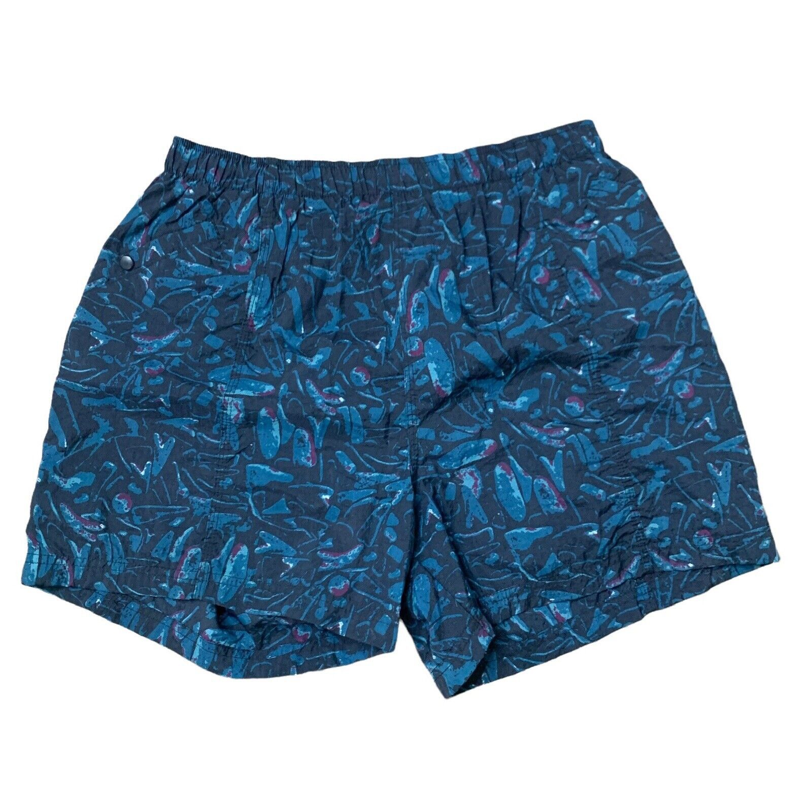 Nike ACG Size L Swim Trunks Shorts Vtg 90s Geometric RARE