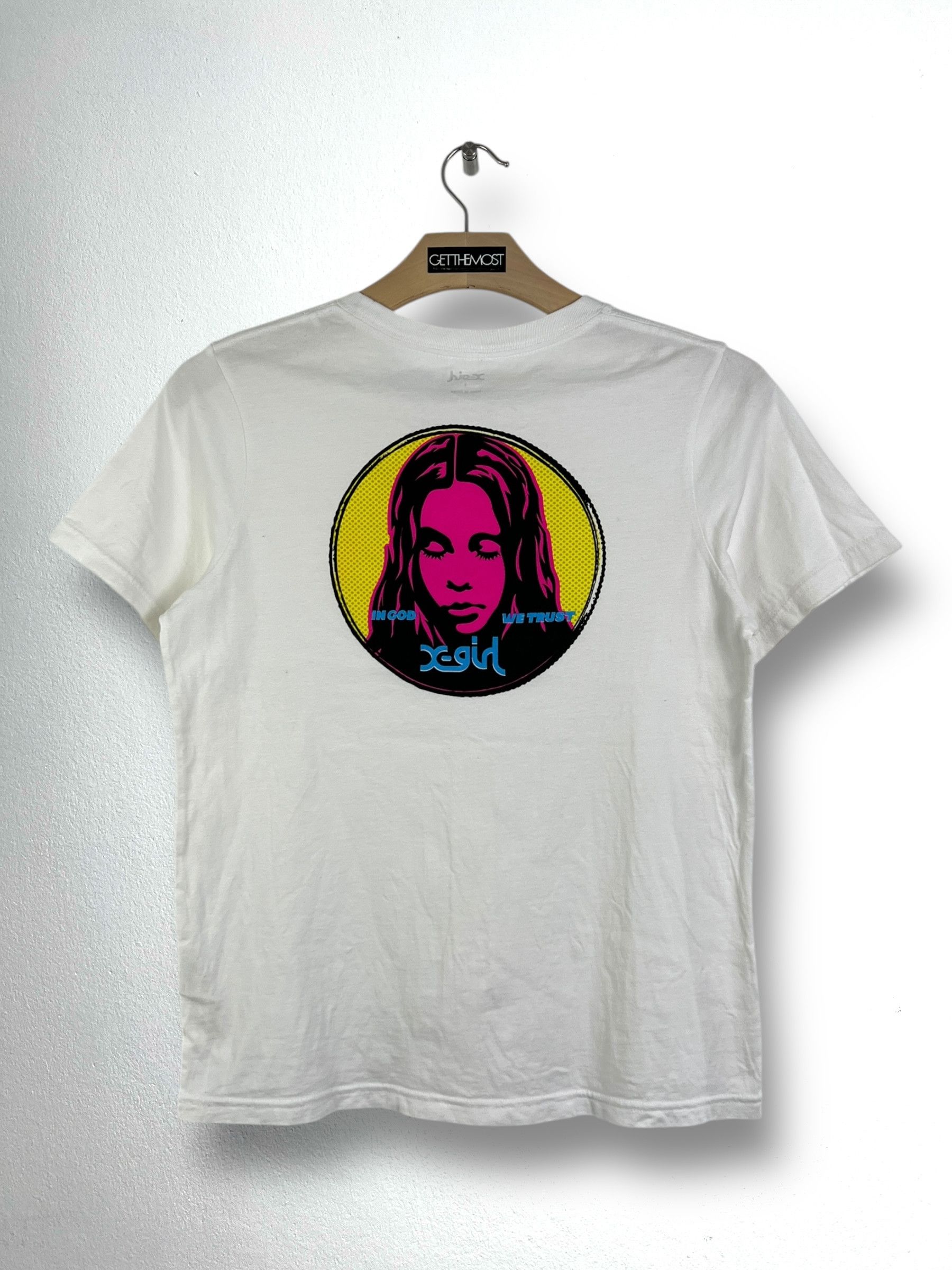 Japanese Brand × X-Girl X-Girl 25th In God We Trust Tee (1) GTMPT907 Size XS / US 0-2 / IT 36-38 - 1 Thumbnail