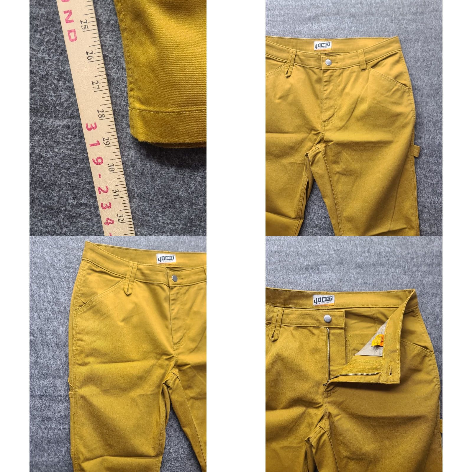 Vintage Duluth Womens 40 Grit Carpenter Pants Slim Leg Twill 32x29 Short 10 Brown Size 32" / US 10 / IT 46 - 8 Thumbnail