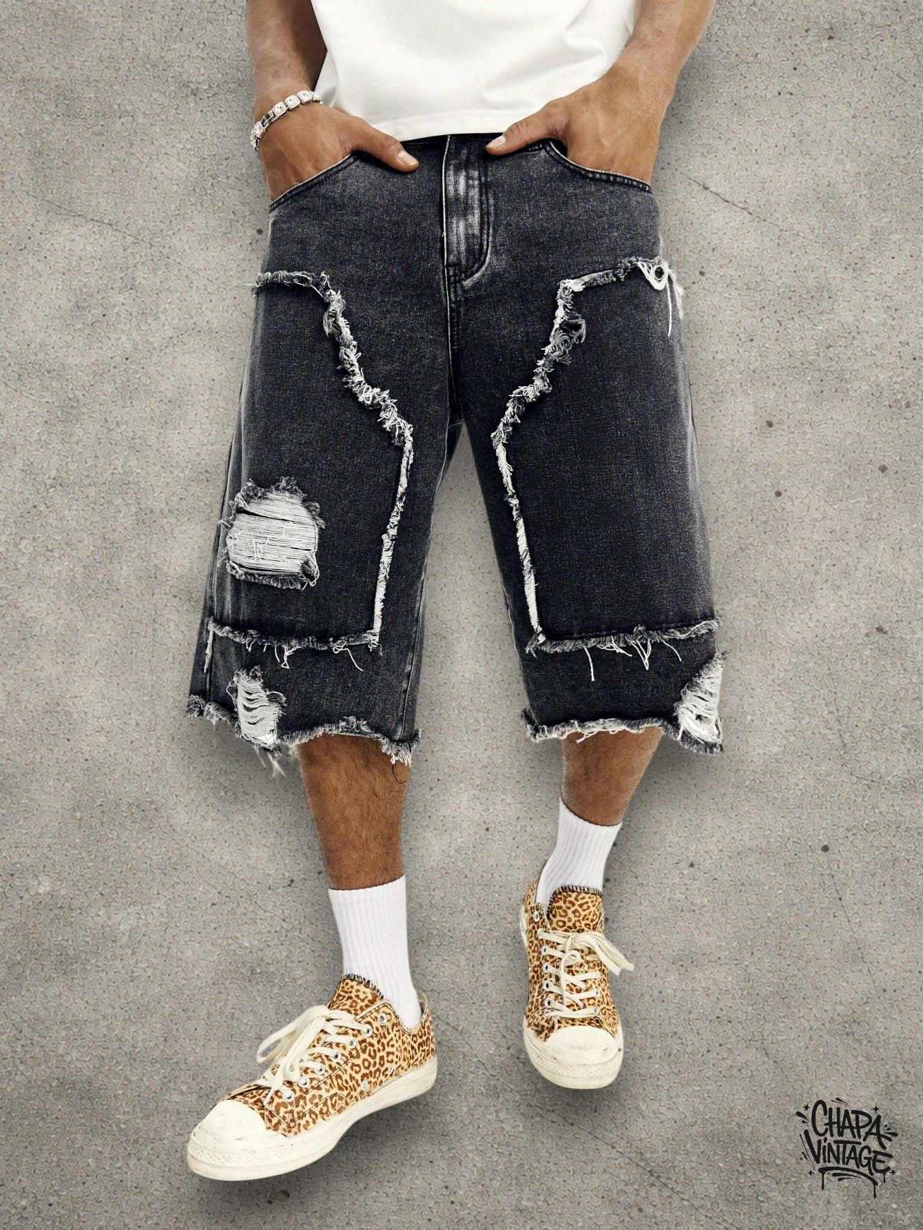 Vintage Distressed shorts Size US 32 / EU 48 - 2 Thumbnail