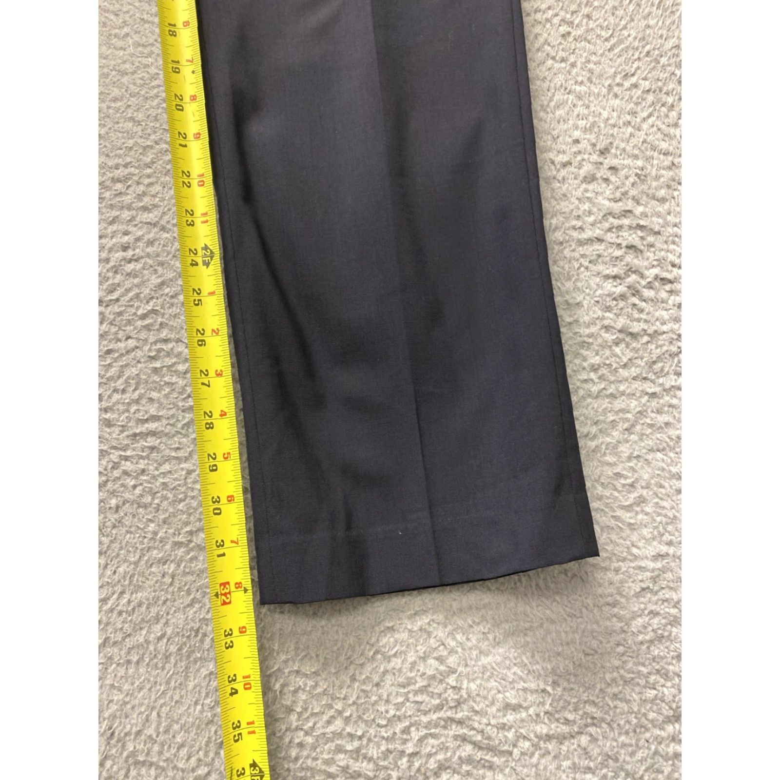 Bonobos Bonobos Dress Pants Men 38x32 Dark Navy Wool /0221 Dress Pants Bonobos Mens 38x32 Straight Front Flat Pockets Wool Formal Casual Business Season All Size US 38 / EU 54 - 4 Thumbnail
