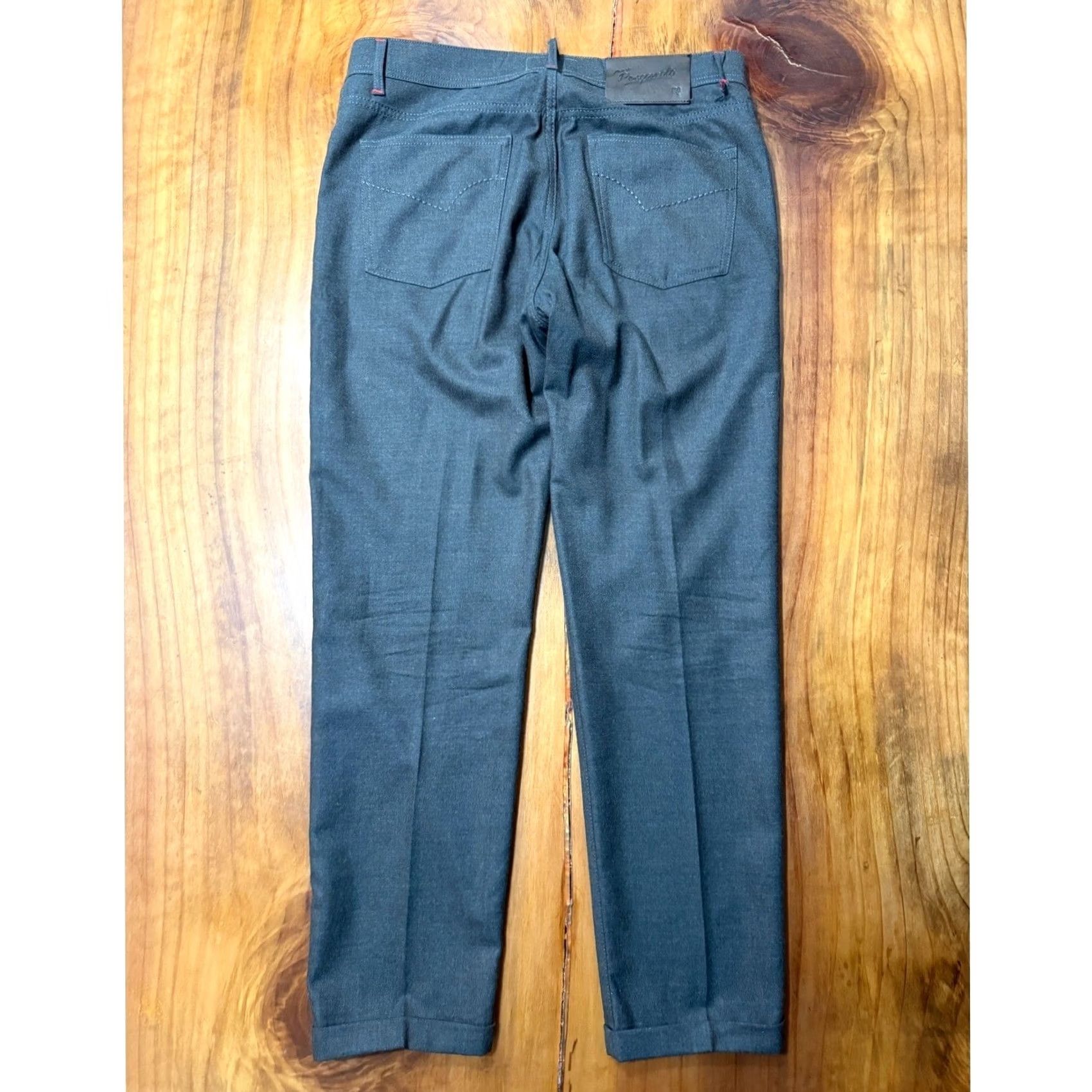 Vintage Marco Pescarolo Dress Pants Men 32 Gray Wool Inseam 29 48 32 x 29 K3-10 Size US 32 / EU 48 - 6 Thumbnail