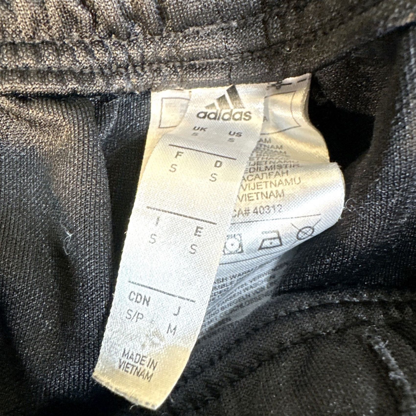 Adidas Adidas Mens Track Pants Black S Athletic Training Areoready Small Pants Men's Black Track Pants Athletic Training Areoready S Size US 29 - 5 Thumbnail