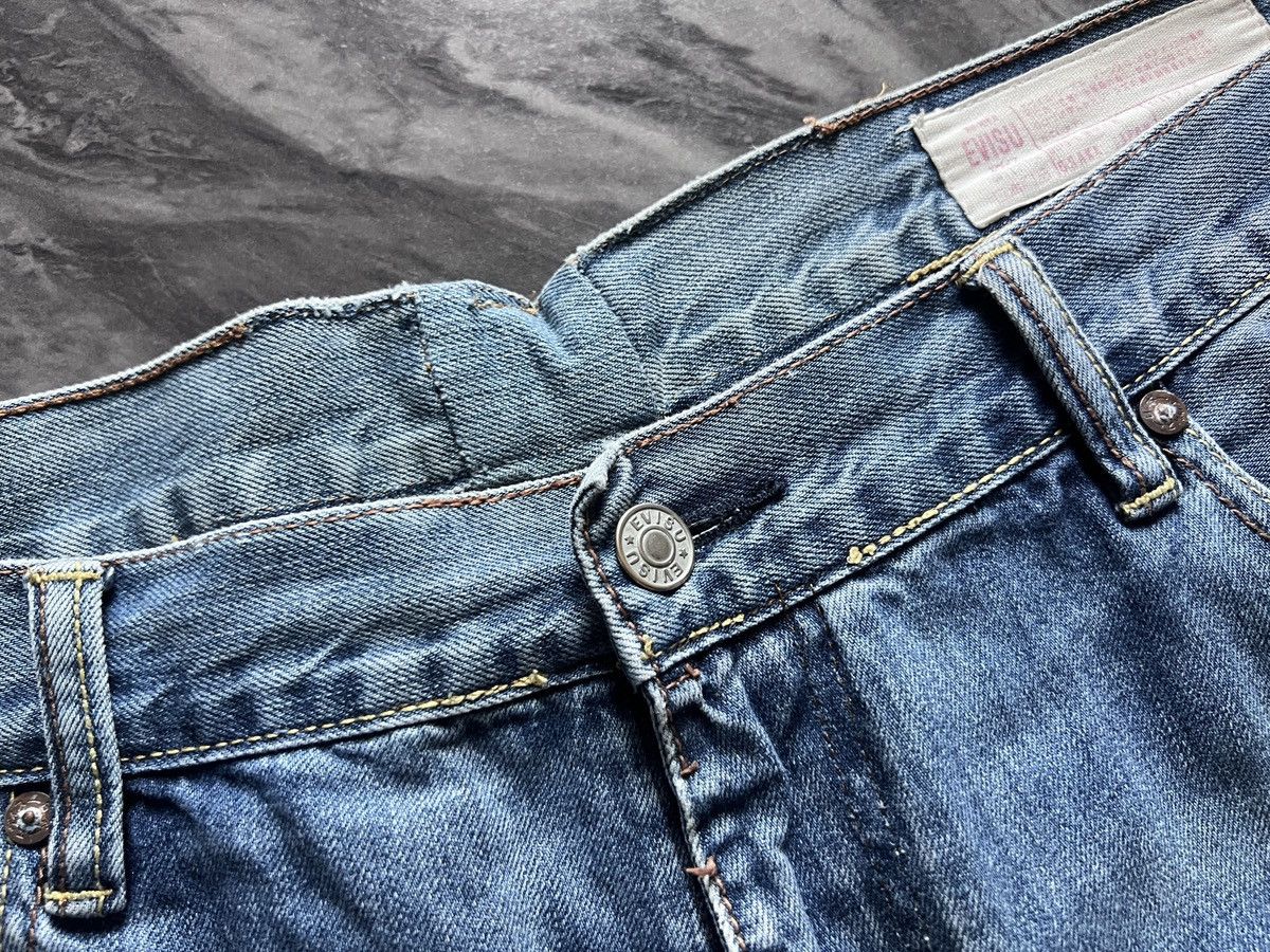 Evisu Evisu : Distressed Denim Jeans Embroider Logo Pocket Size US 38 / EU 54 - 9 Thumbnail