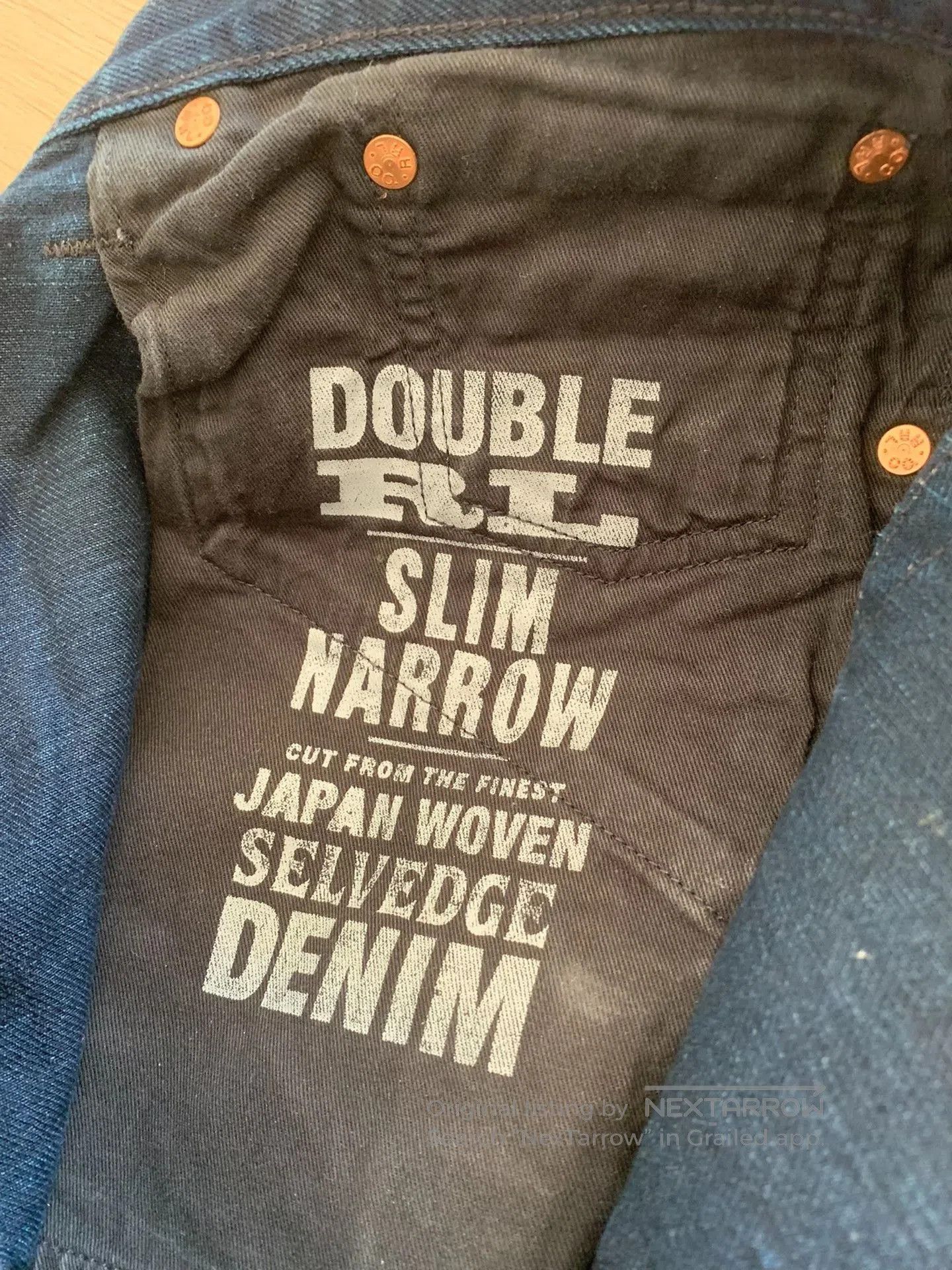 RRL Ralph Lauren RRL Slim Narrow Selvedge Jean. Size US 34 / EU 50 - 9 Thumbnail