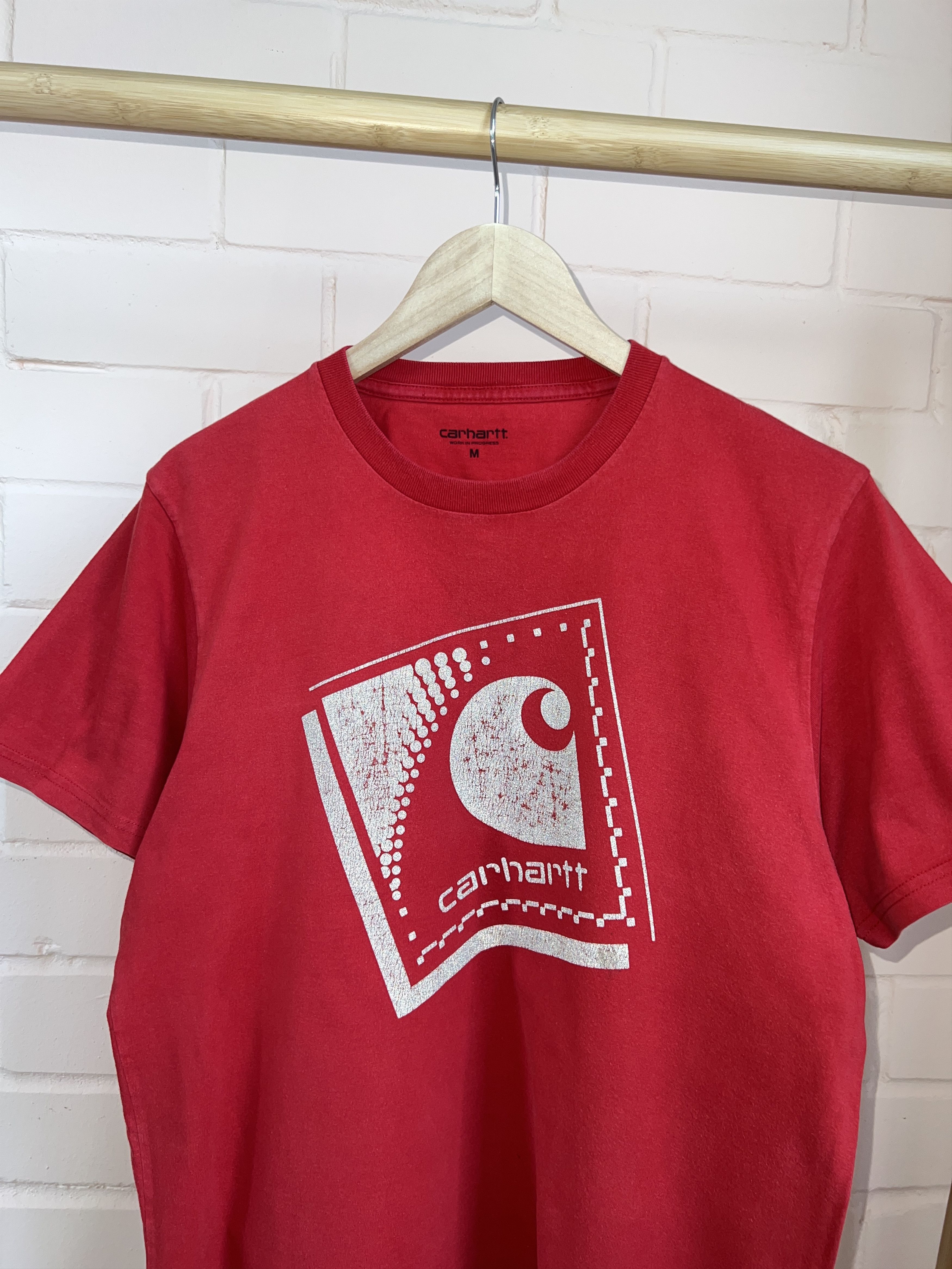 Carhartt Wip × Vintage Carhartt Wip Front Reflective Print Tee Size US M / EU 48-50 / 2 - 5 Thumbnail