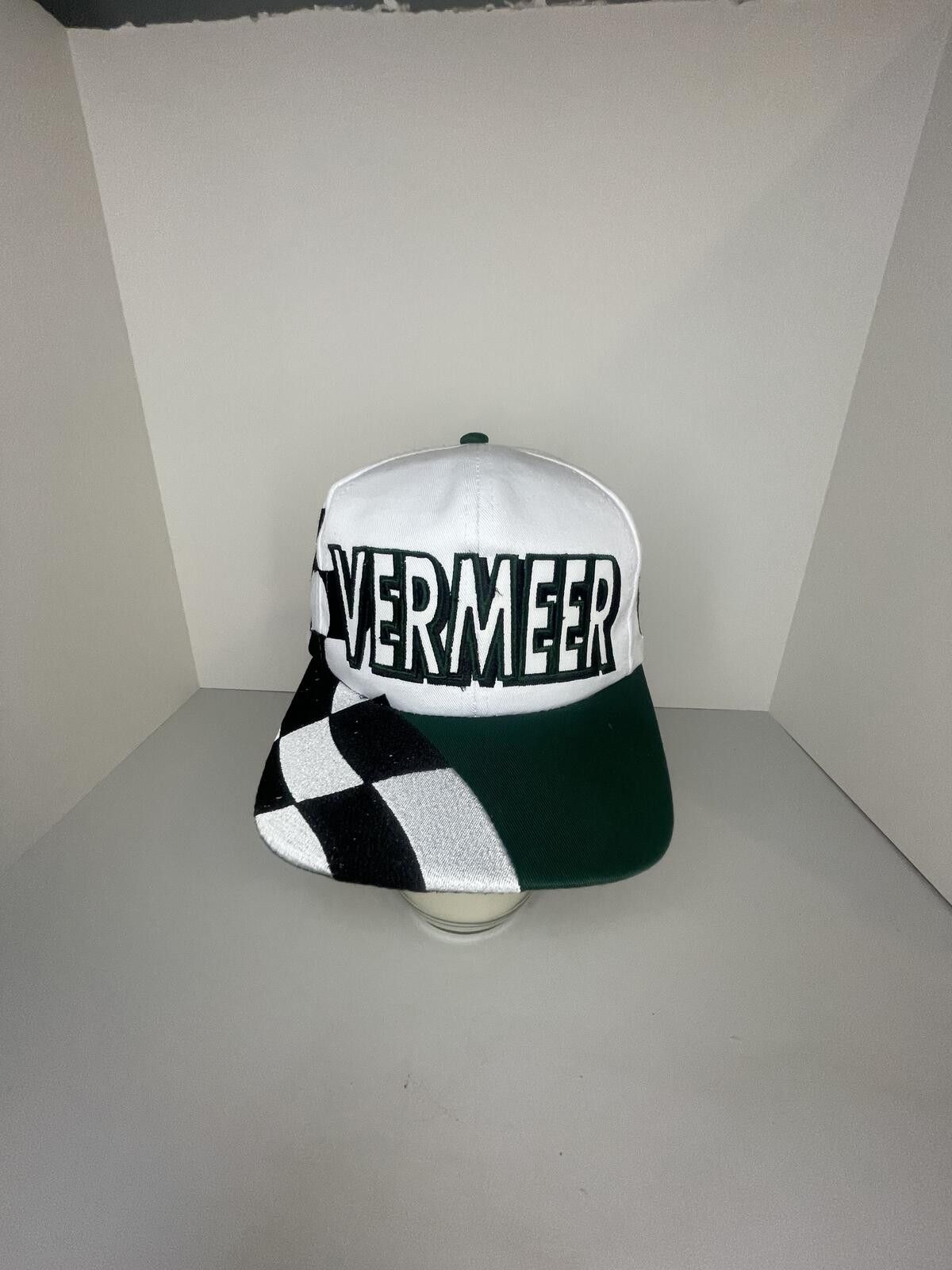 Other Vintage VERMEER Racing Snapback Hat Checkered Flag Size ONE SIZE - 1 Thumbnail