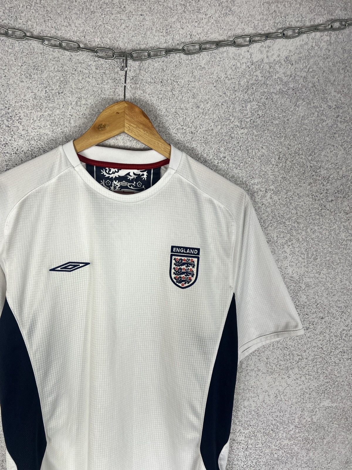 Umbro Vintage Umbro England 2004 2005 Training Shirt Soccer Jersey Size US M / EU 48-50 / 2 - 2 Thumbnail