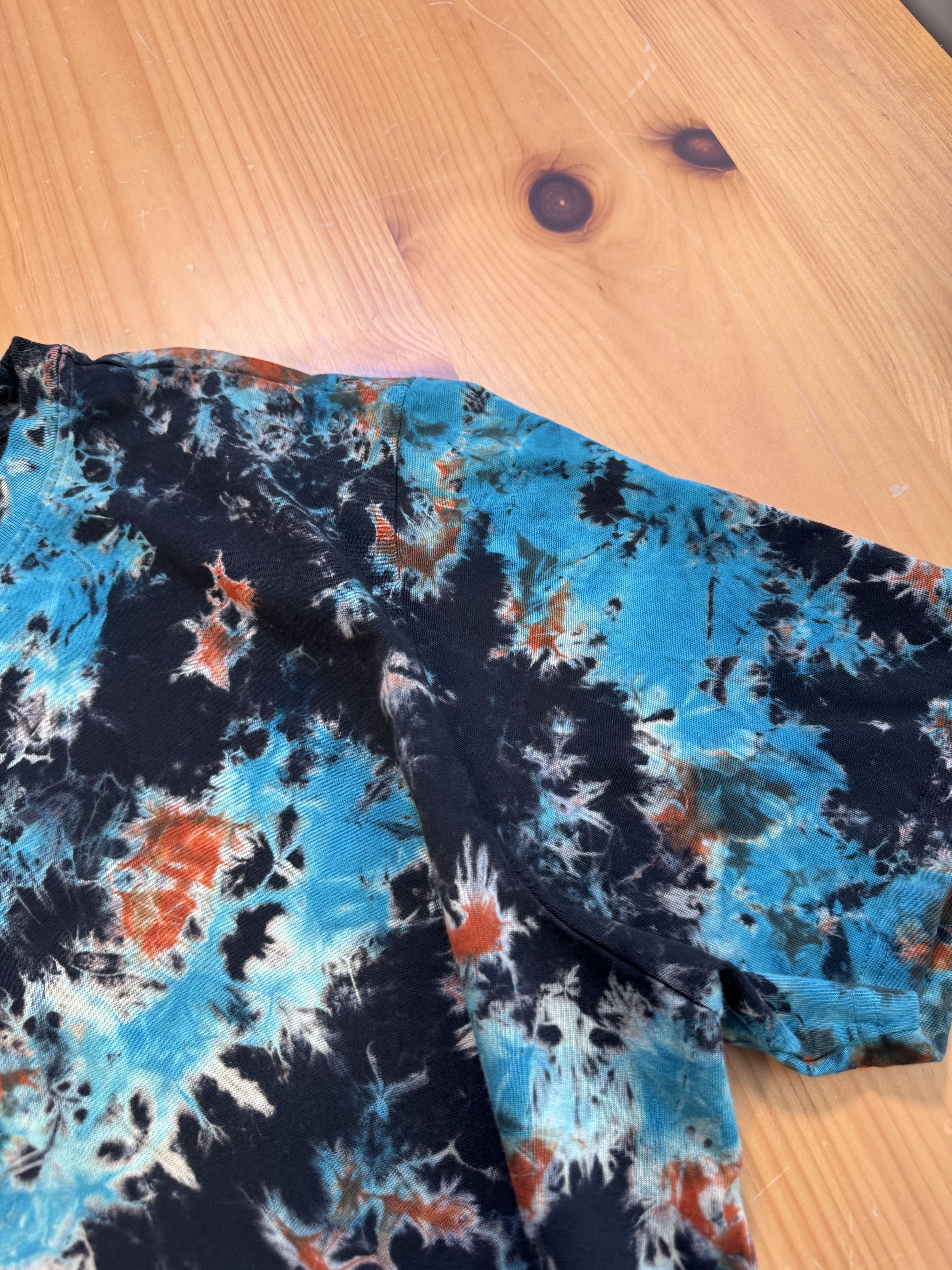 Sterling Ruby SR STUDIO LA CA FLAME TIE-DYE OVERSIZED SHORT SLEEVE SHIRT Size US L / EU 52-54 / 3 - 8 Thumbnail