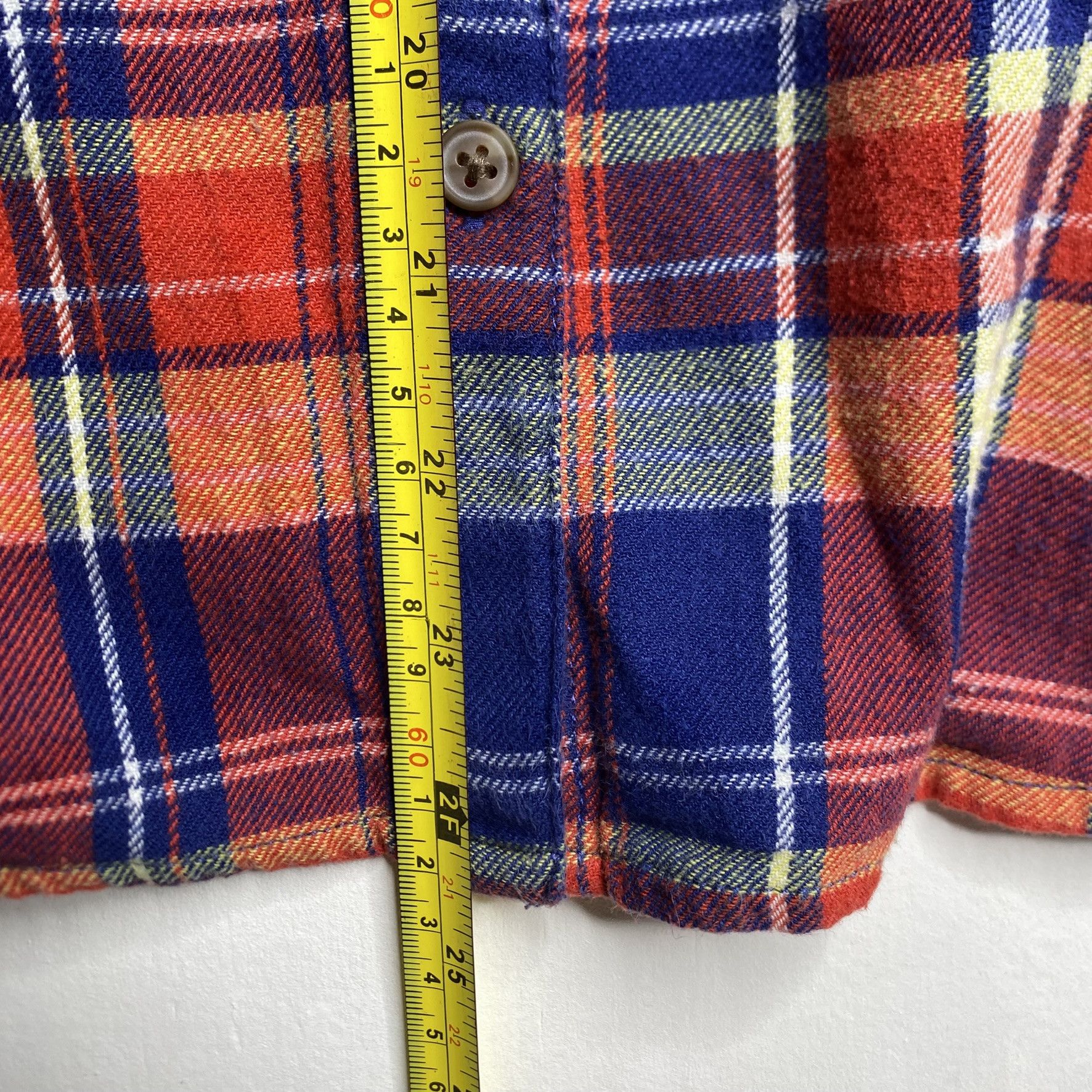 Mossimo Mossimo Western Plaid Button-up Shirt Long Sleeve Blue Red Size XS / US 0-2 / IT 36-38 - 5 Thumbnail
