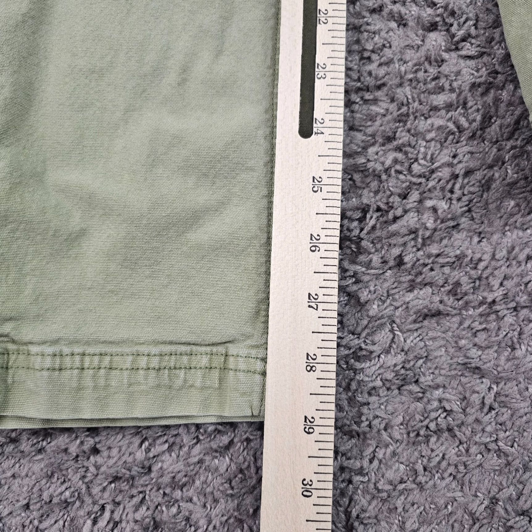 American Eagle Outfitters VINTAGE American Eagle Outfitters Womens Cargo Jeans Size 0 Mid Rise Green Stretch Denim 29in Size 25" / US 0 / IT 36 - 5 Thumbnail