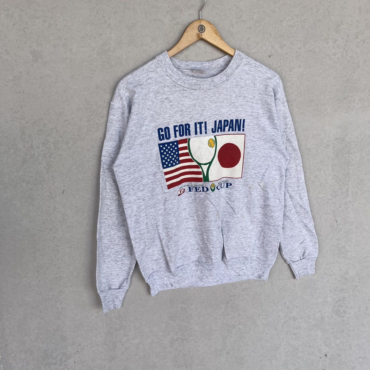 Other Vintage 90s United Sports Grey Tennis Sweatshirt Size M Size US M / EU 48-50 / 2 - 3 Thumbnail