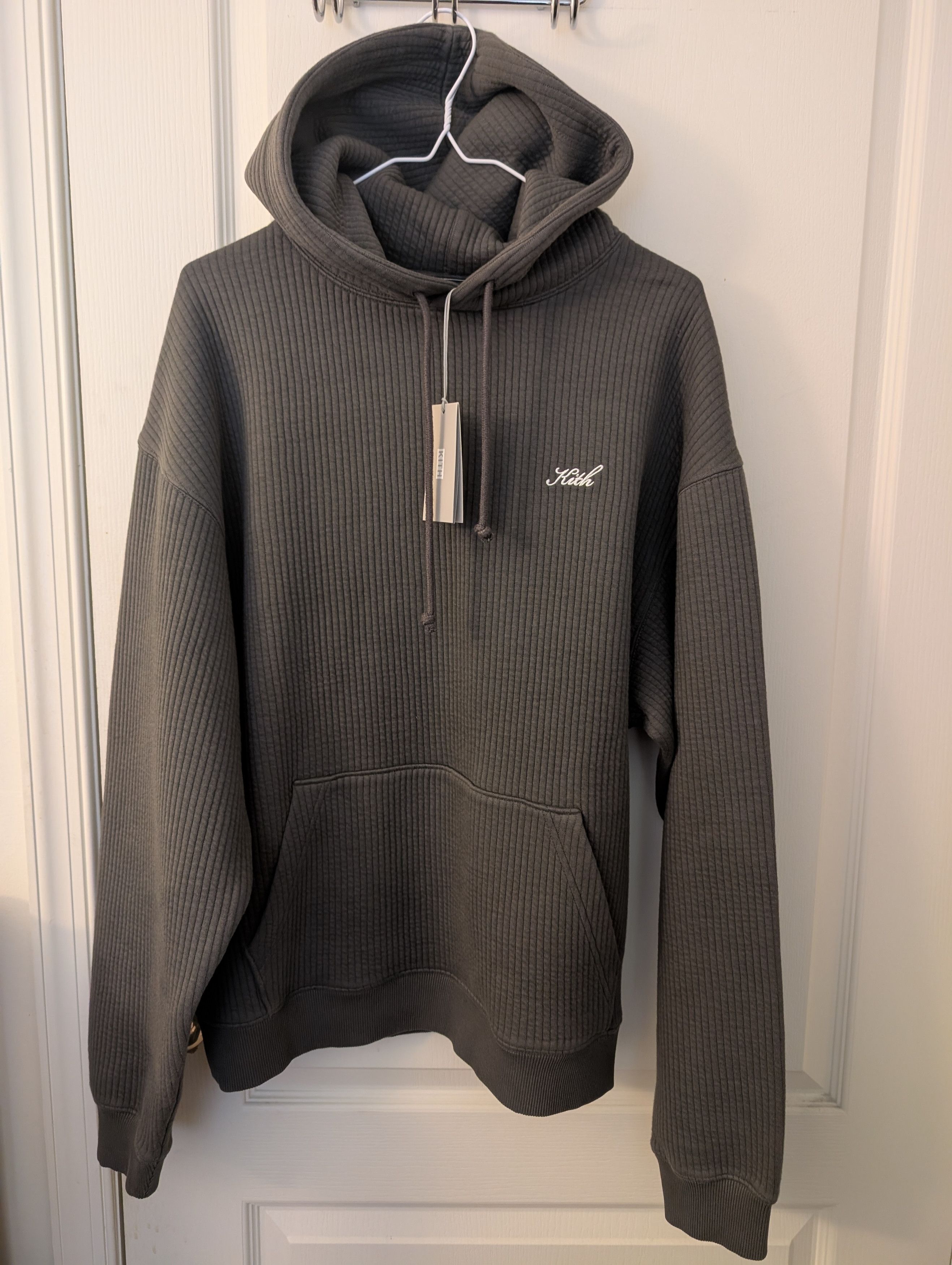 Kith Striped Interlock Hoodie Size US S / EU 44-46 / 1 - 1 Thumbnail