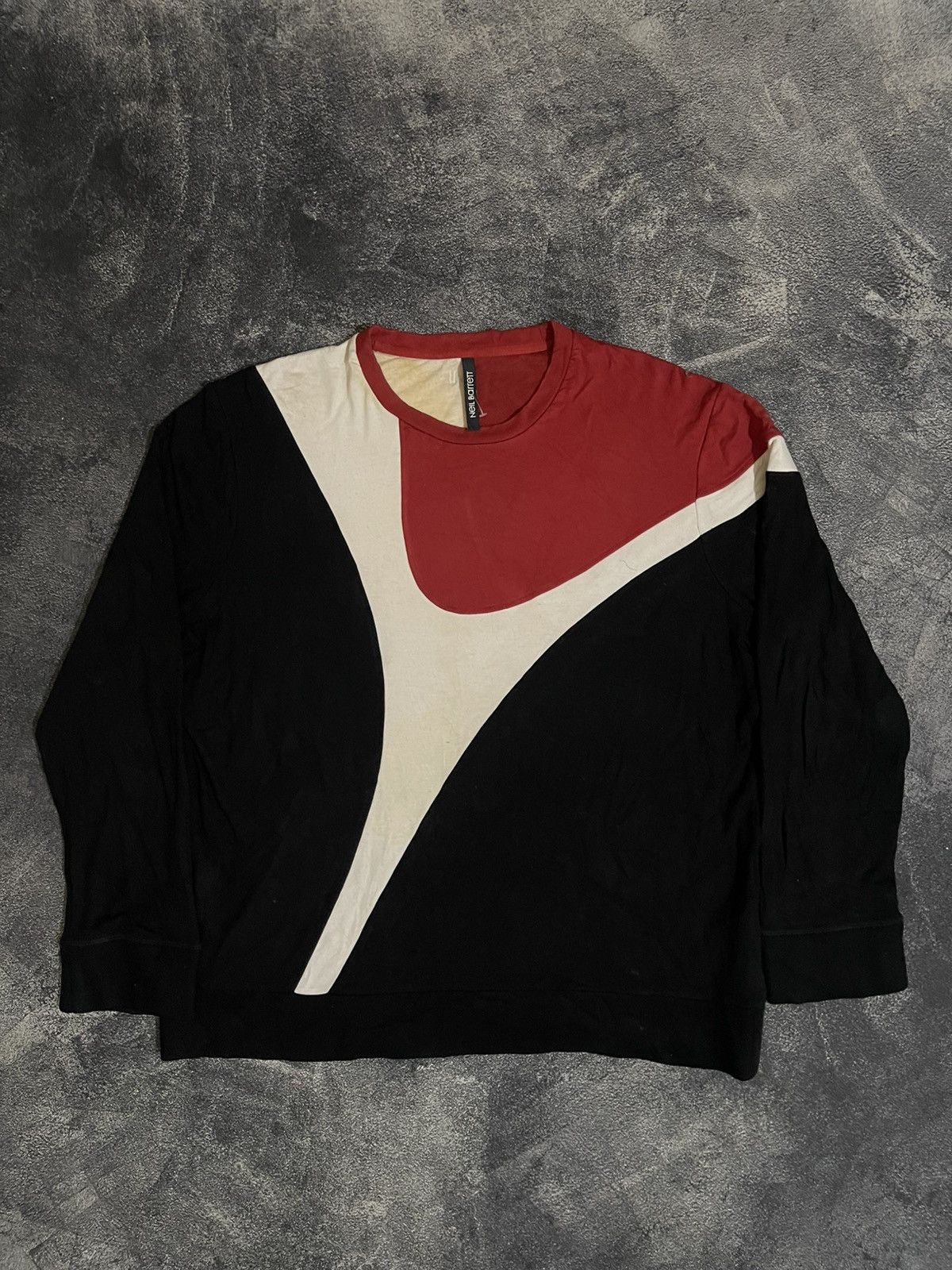 Neil Barrett ⏰NEED GONE⏰Neil Barrett Geometric Sweatshirt Crewneck Size US L / EU 52-54 / 3 - 1 Thumbnail