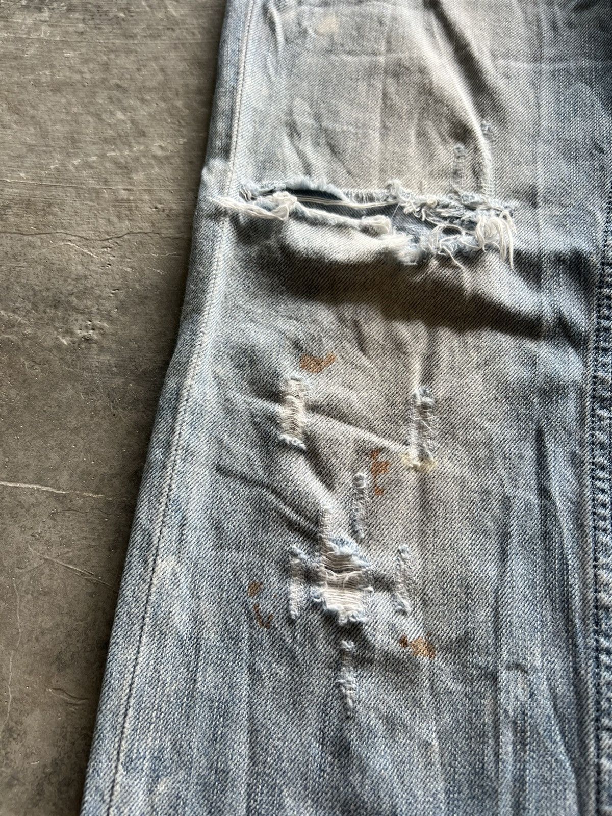 Diesel distressed diesel industry denim splatter bleach sick washed Size US 33 - 11 Thumbnail