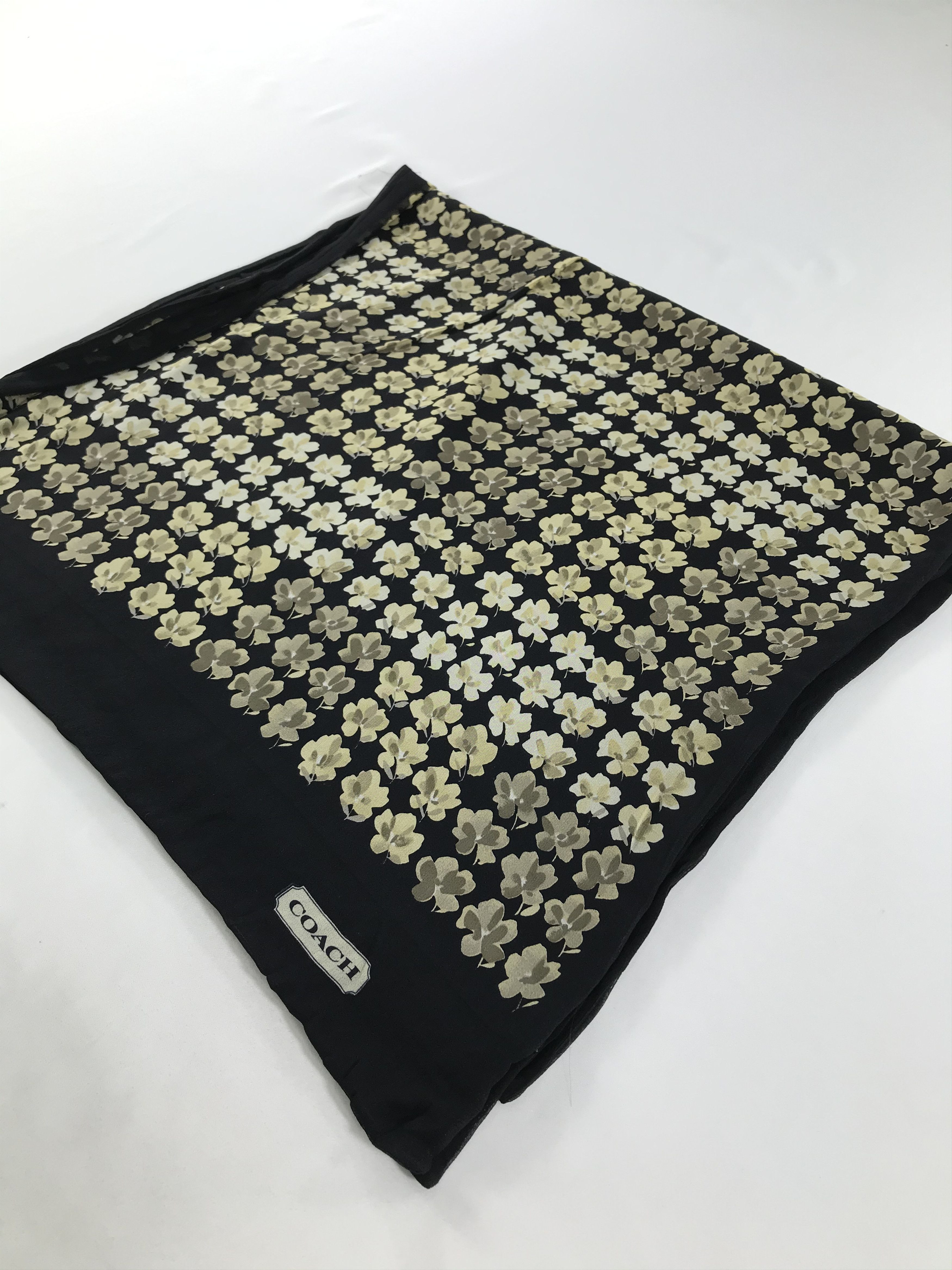 Coach Vintage Coach Silk Scarf Size ONE SIZE - 3 Thumbnail