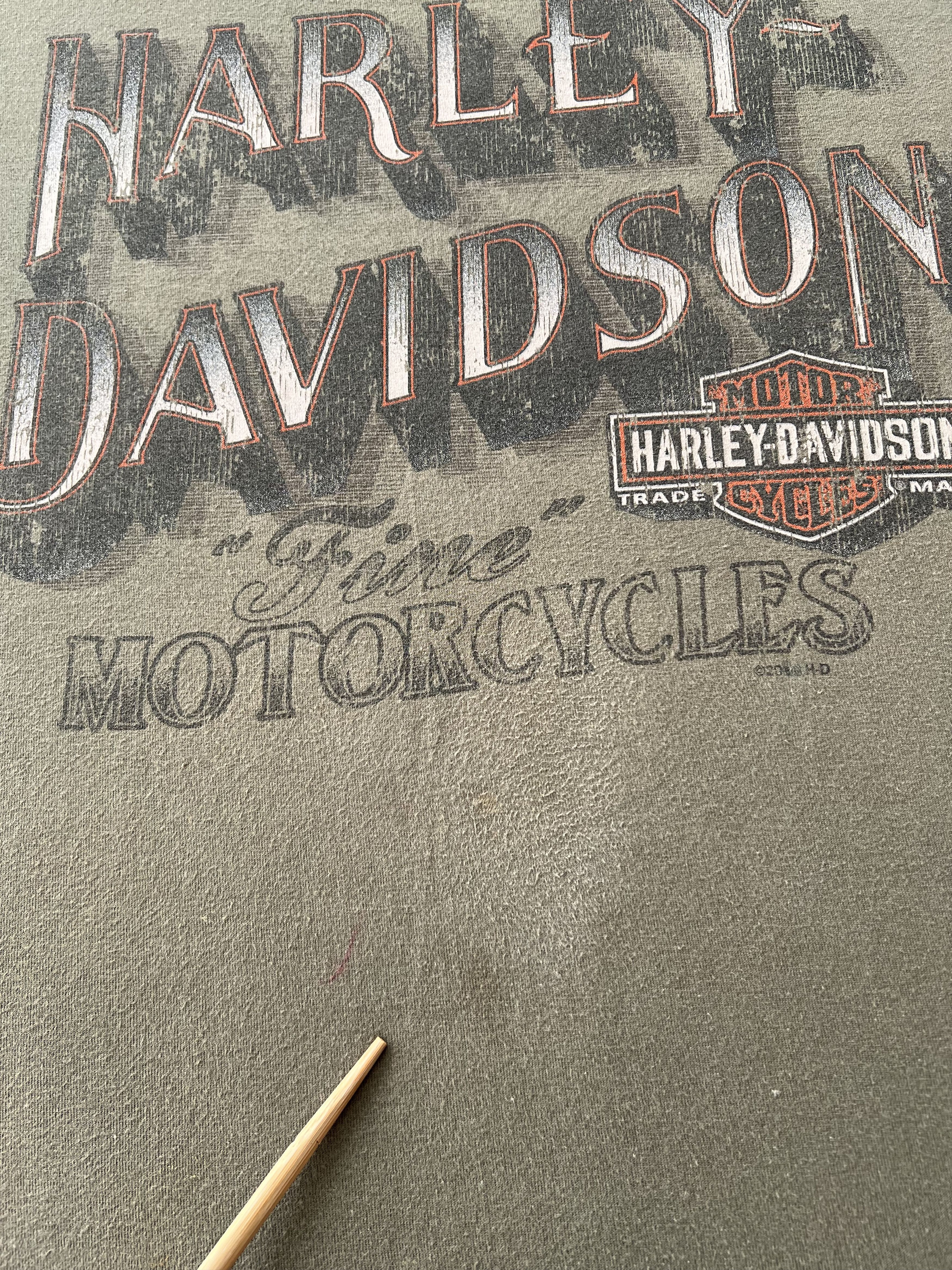 Harley Davidson Vintage 2014 Harley Davidson Motorcycle Snake T-shirt Size US XL / EU 56 / 4 - 9 Thumbnail
