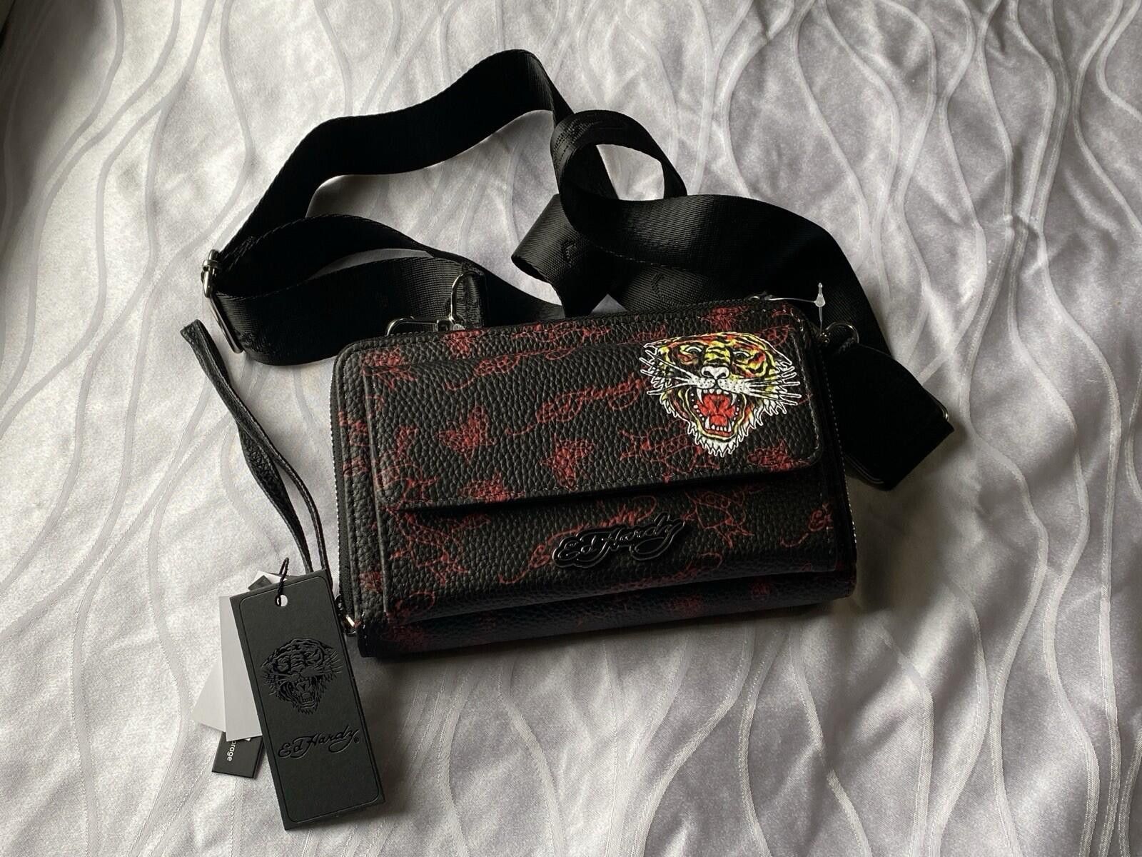 Ed Hardy NWT Ed Hardy Zip Wallet/Wristlet, Tiger/Black&Red Size ONE SIZE - 2 Thumbnail