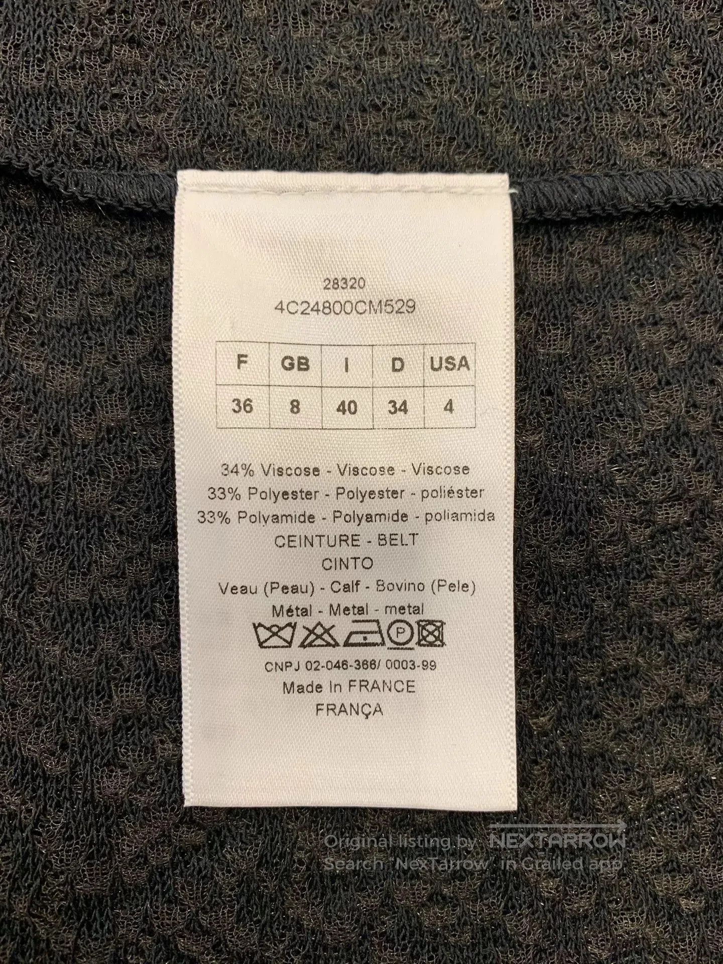 Dior black lace outer coat for women. Size US S / EU 44-46 / 1 - 5 Thumbnail