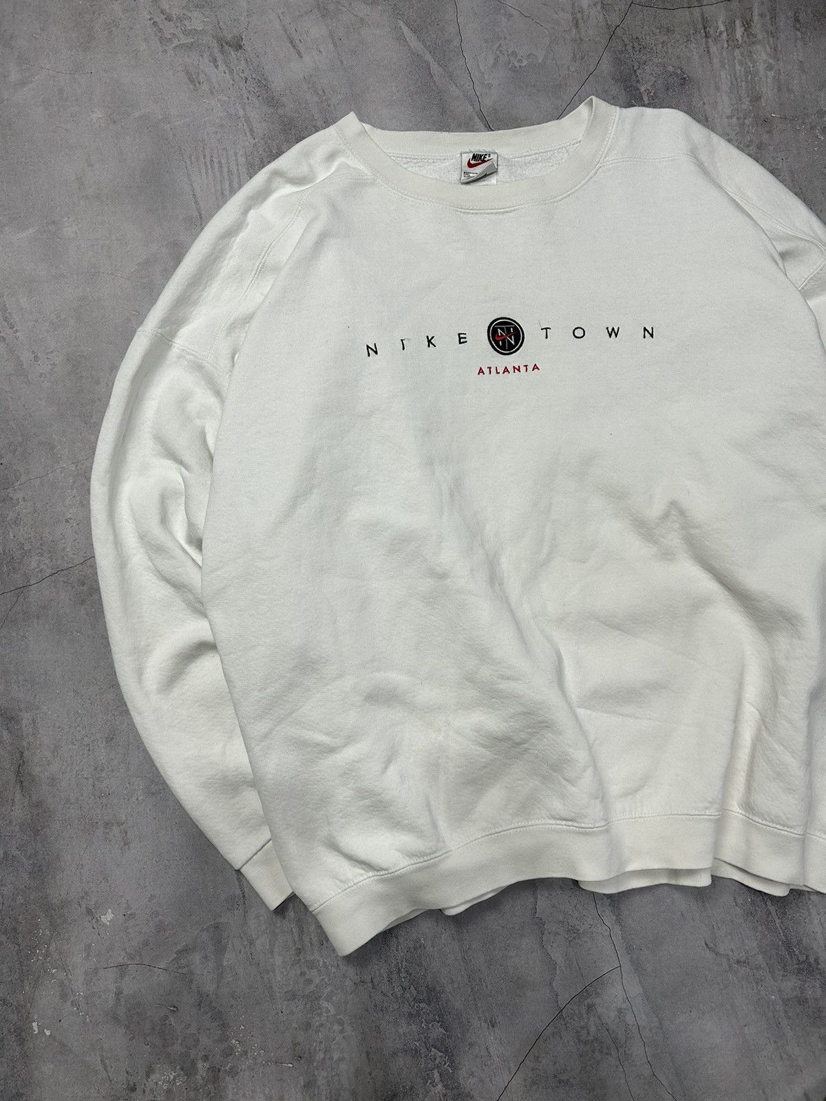 Nike × Vintage Nike vintage Sweatshirt Town County big logo Size US XL / EU 56 / 4 - 3 Thumbnail