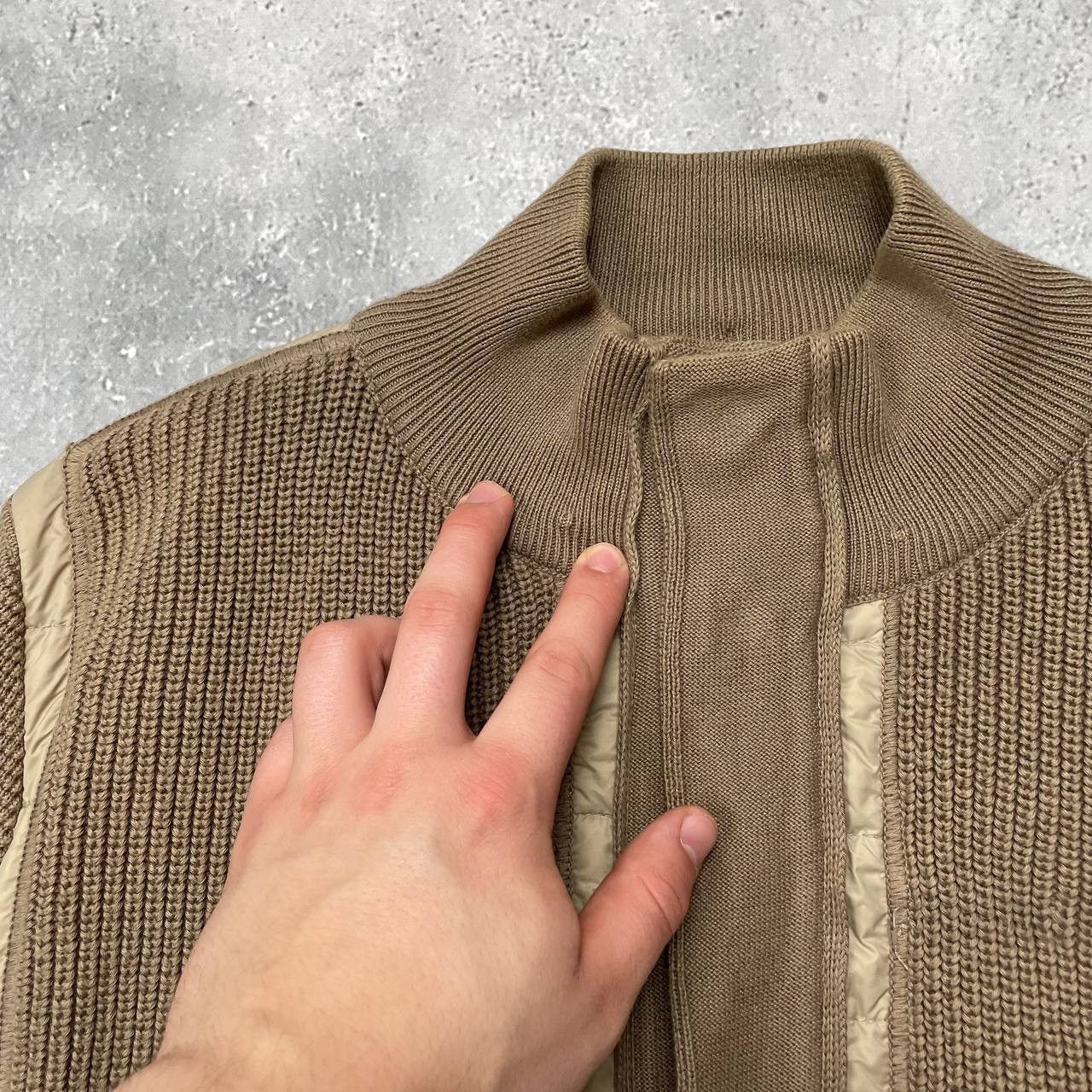 Bark Bark Knit Down Button-Up Cardigan Brown Size M Size US M / EU 48-50 / 2 - 7 Thumbnail