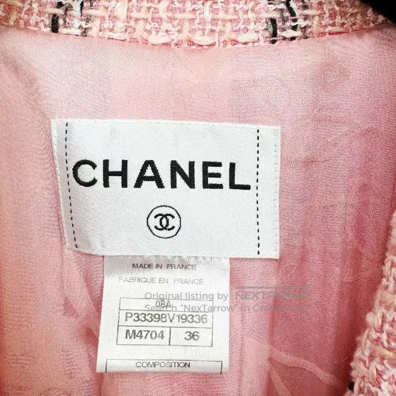 Chanel Chanel Pink Winter Coat for Women . Size S / US 4 / IT 40 - 2 Thumbnail