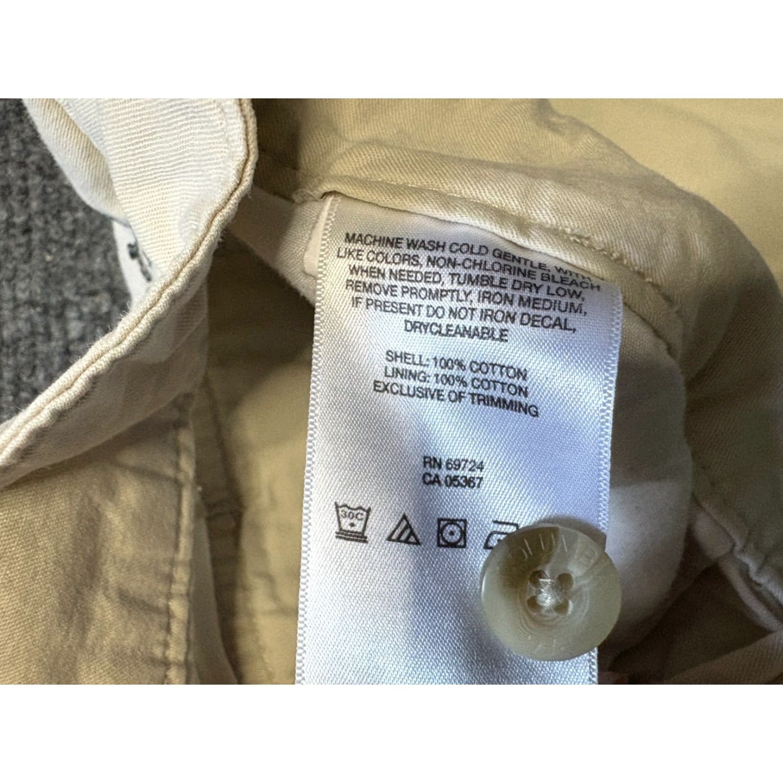 Vintage Columbia PFG Shorts Womens Size 8 Beige 100% Cotton Outdoor Fishing Hiking Athletic Pockets Size 30" / US 8 / IT 44 - 5 Thumbnail