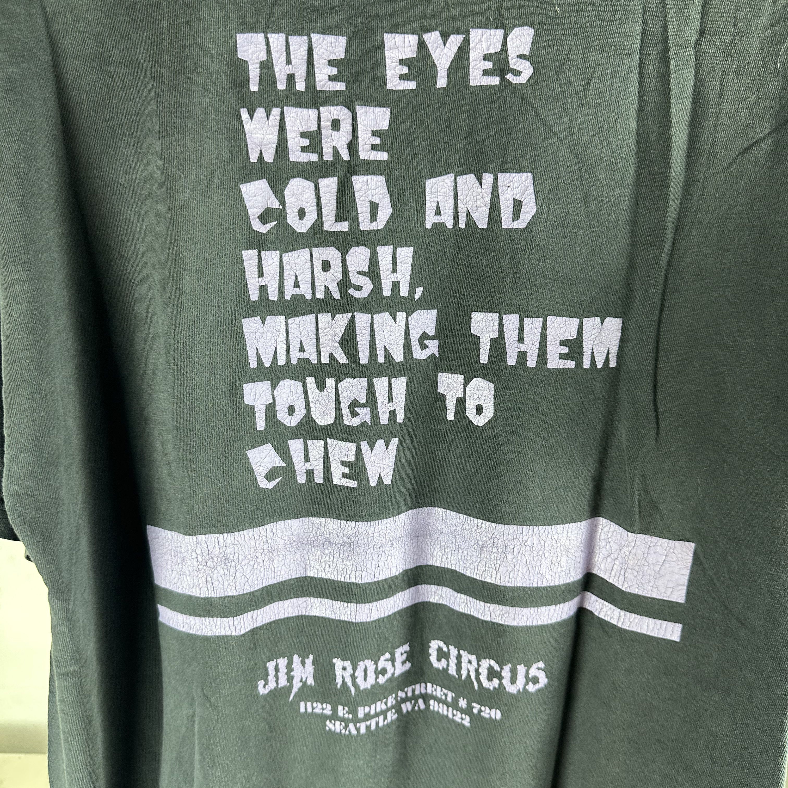 Vintage ​Vintage 90s Jim Rose Circus Double Sided Graphic T-shirt Size US XL / EU 56 / 4 - 4 Thumbnail