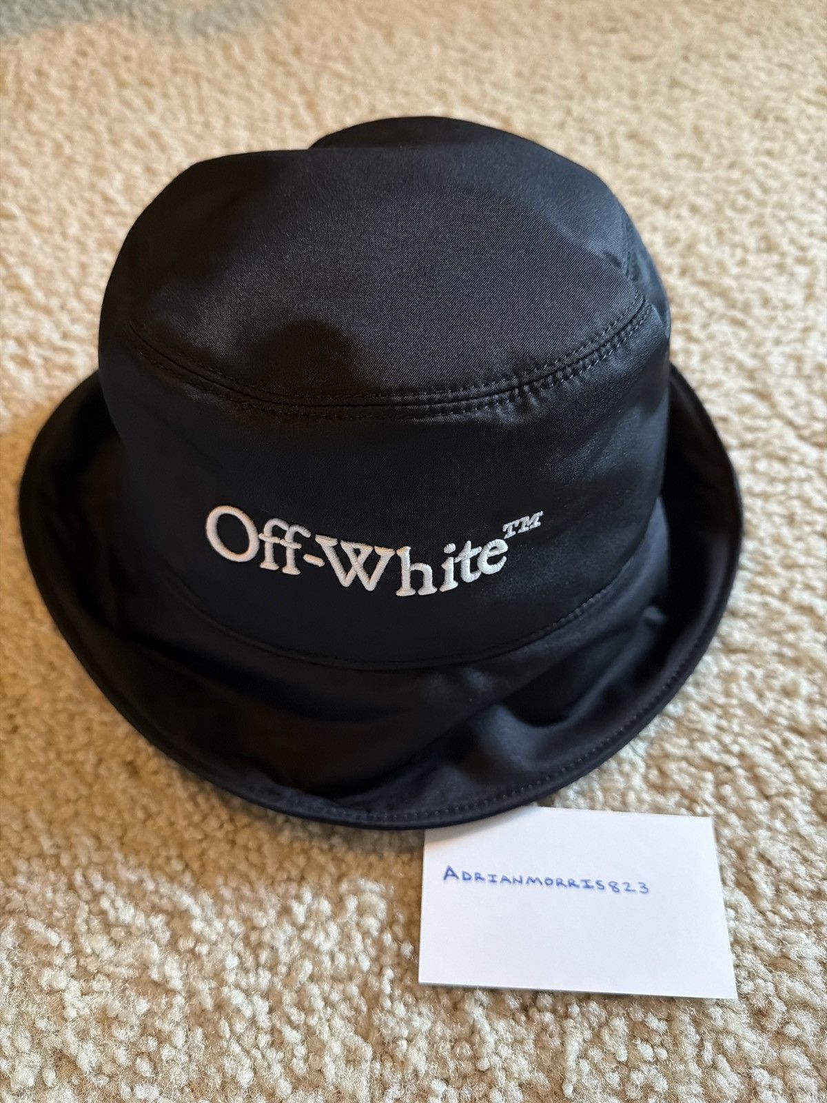 Off-White × Virgil Abloh Off White Bucket Hat | Grailed