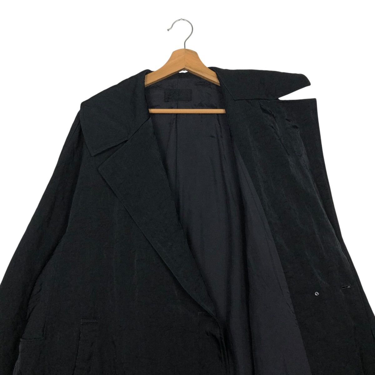 Japanese Brand 🔥ROCH BLACK LONG JACKET OVERSIZED HOMMA JAPAN ISSEY MIYAKE Size US M / EU 48-50 / 2 - 11 Thumbnail