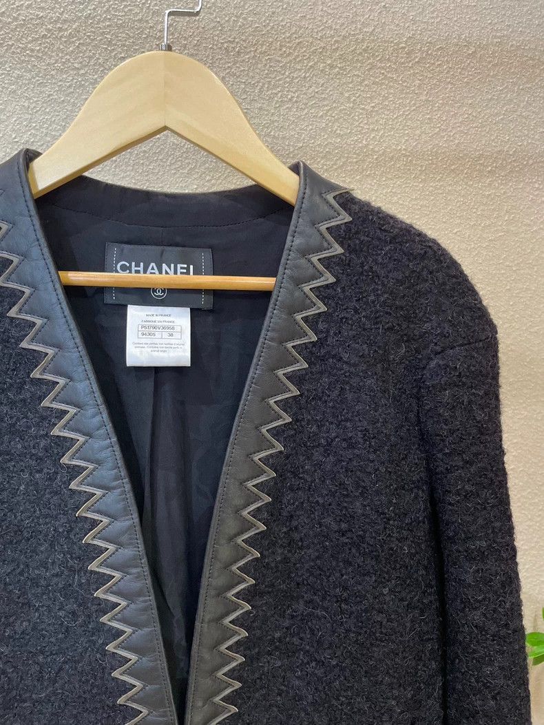 Chanel Chanel Salzburg series show-matched leather jacket Size XS / US 0-2 / IT 36-38 - 4 Thumbnail