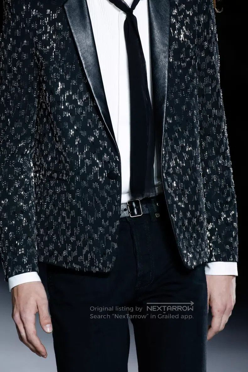 Saint Laurent Paris Saint Laurent Paris size 70 Distressed Double-stitch Square Size ONE SIZE - 6 Thumbnail