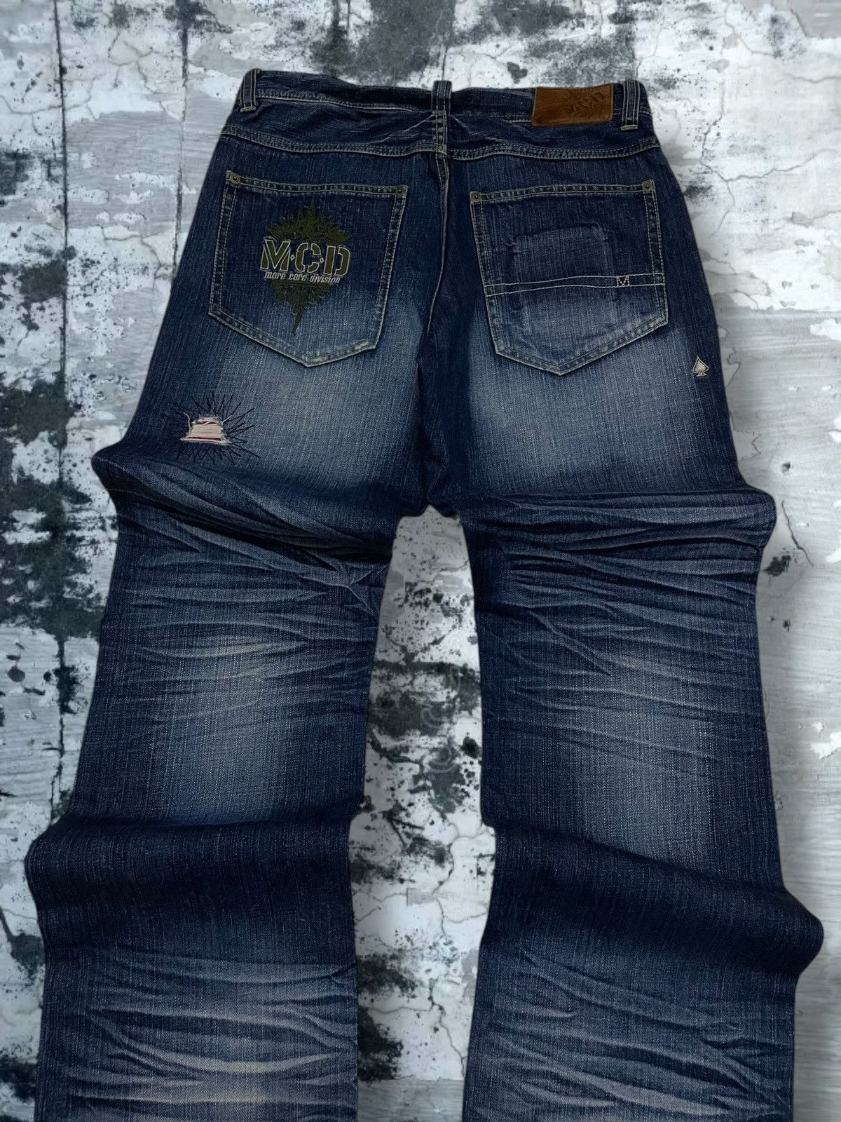 Hysteric Glamour Rare VTG 1990s Designer More Core Division Distressed Denim Size US 32 / EU 48 - 13 Thumbnail