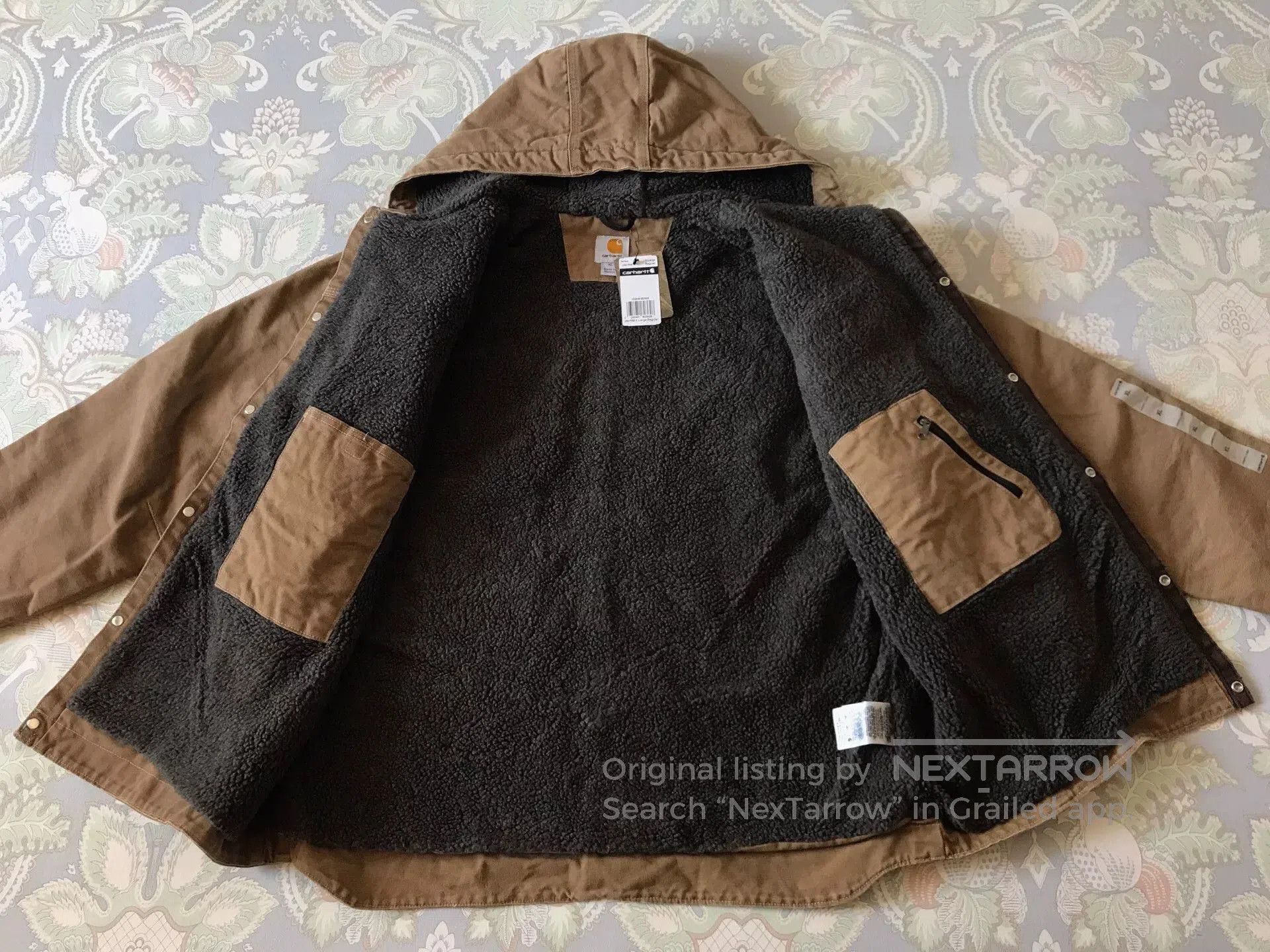 Carhartt Carhartt J284 FRB Hooded Work Jacket. Size US XL / EU 56 / 4 - 3 Thumbnail