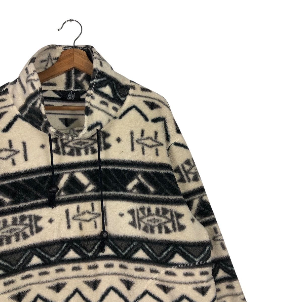 Japanese Brand Vintage Navajo Native Aztec Design Fleece Ksfc Issey Miyake Size US M / EU 48-50 / 2 - 7 Thumbnail