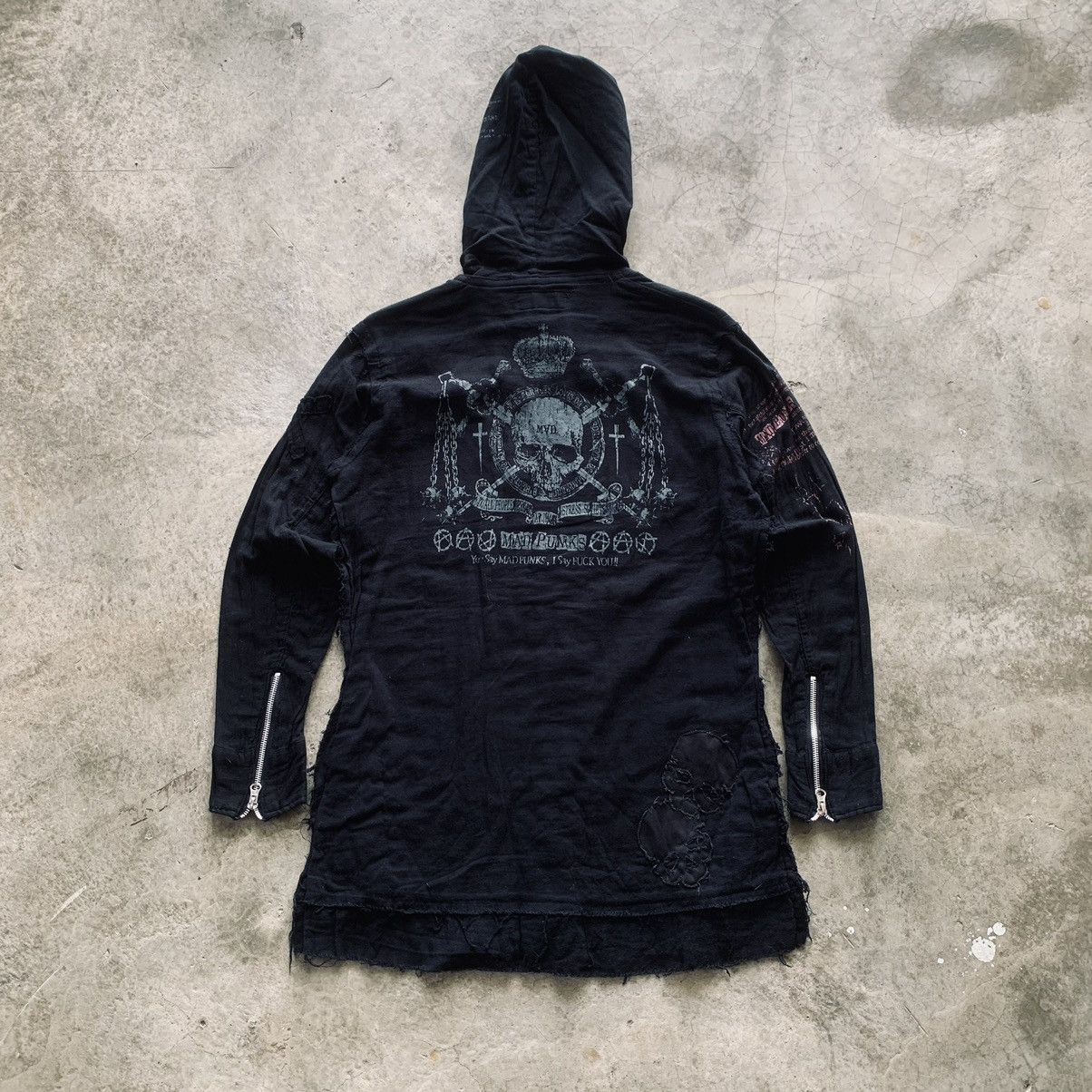 Japanese Brand Mad Punks Japan Chaos Hoodie Jacket Size US M / EU 48-50 / 2 - 8 Thumbnail