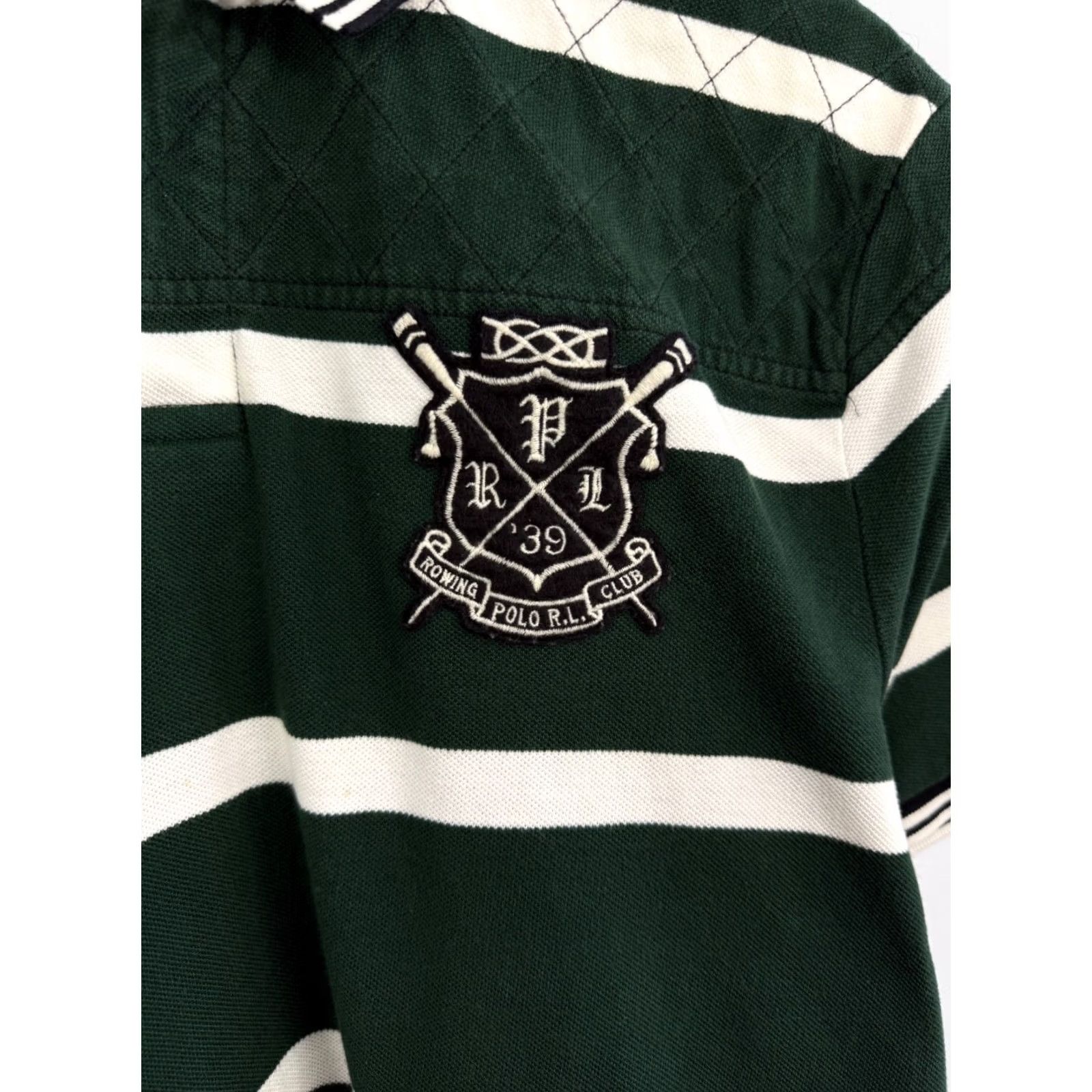 Ralph Lauren 🇺🇸 Polo Ralph Lauren Rowing Club Custom Slim Fit Shirt size L Green - Excellent Condition Size US L / EU 52-54 / 3 - 4 Thumbnail