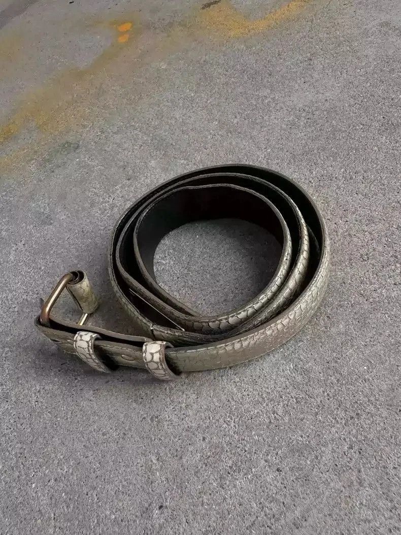 Helmut Lang Helmut Lang Snake belt. Size ONE SIZE - 2 Thumbnail