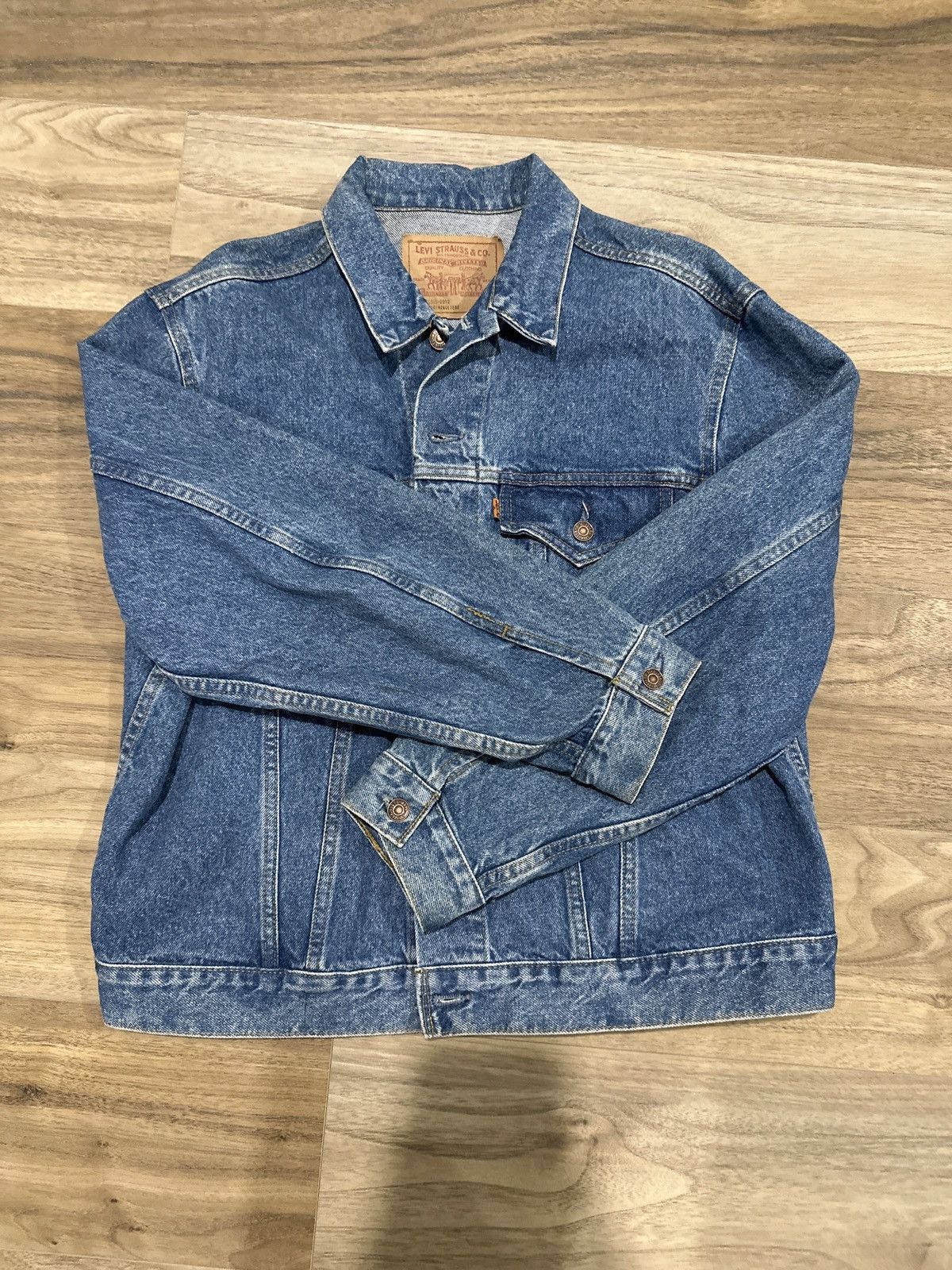 Levi's × Levi's Vintage Clothing × Vintage Vintage Levi’s 75505-0212 Denim Jacket – Near New - Size 46 Size US S / EU 44-46 / 1 - 8 Thumbnail