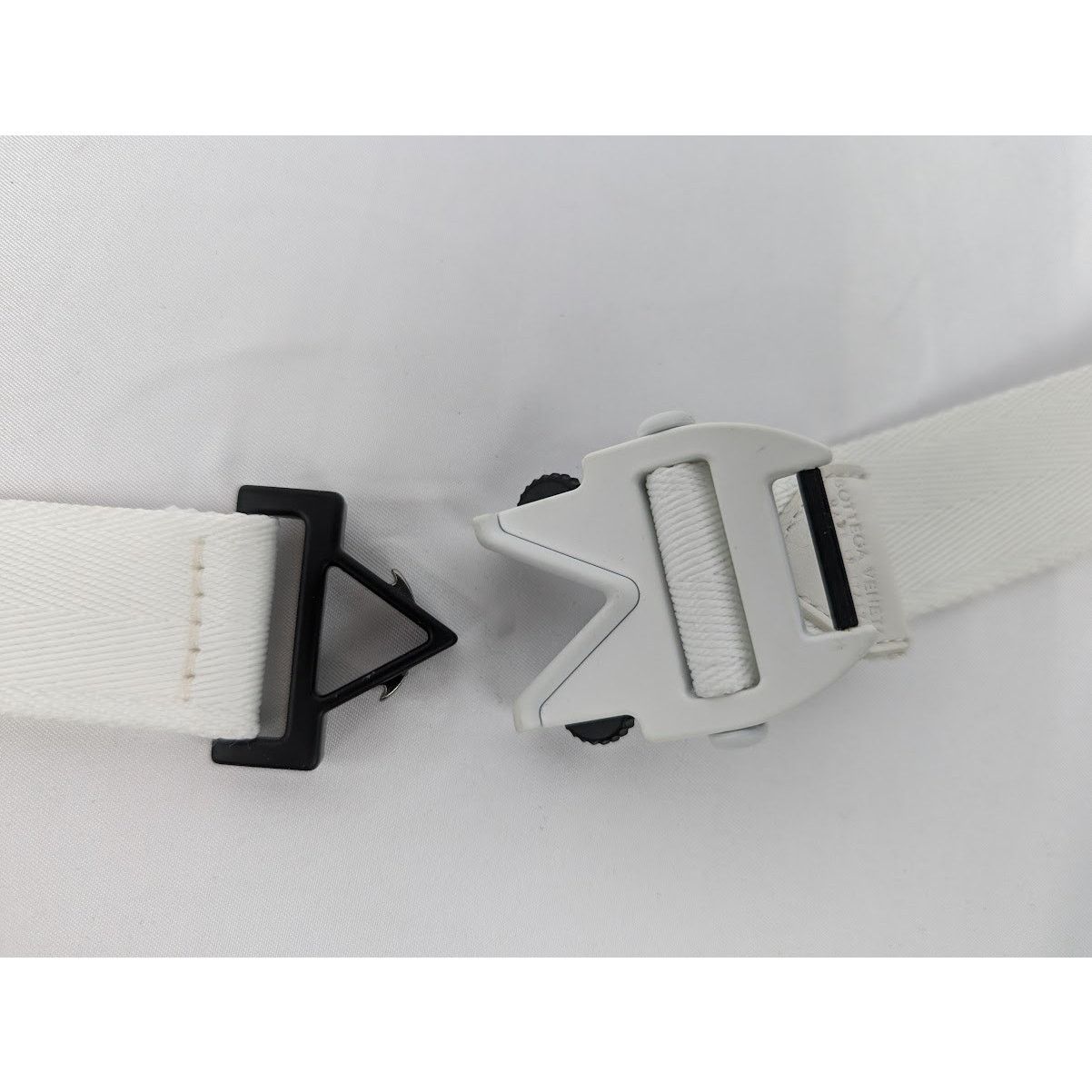 Bottega Veneta o1rshd1 Size: 95cm / Webbing Nappa Belt in White Size 36 - 7 Thumbnail