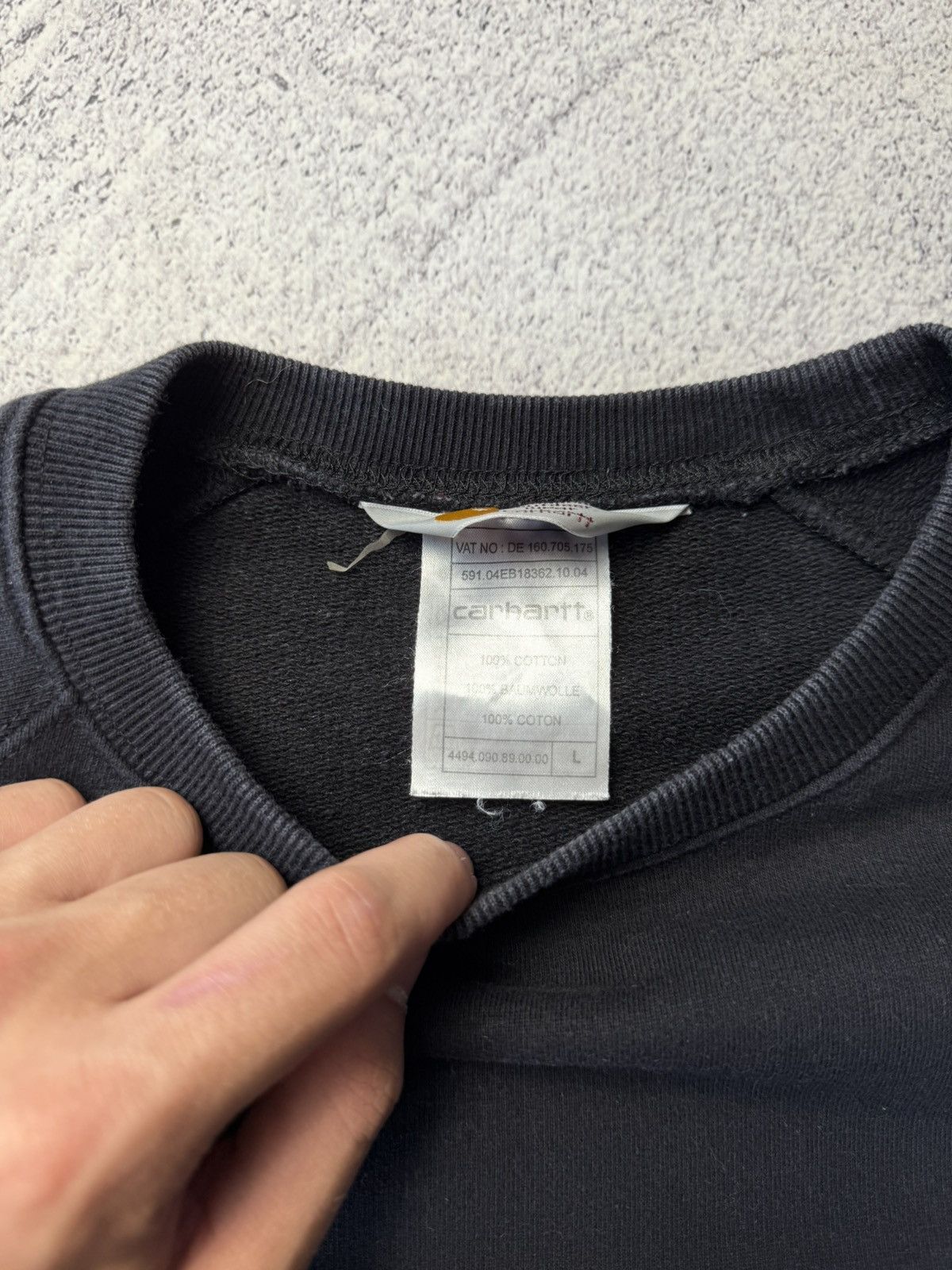 Carhartt × Vintage Vintage Carhartt Sweatshirt Y2K Mini logo Size US L / EU 52-54 / 3 - 11 Thumbnail