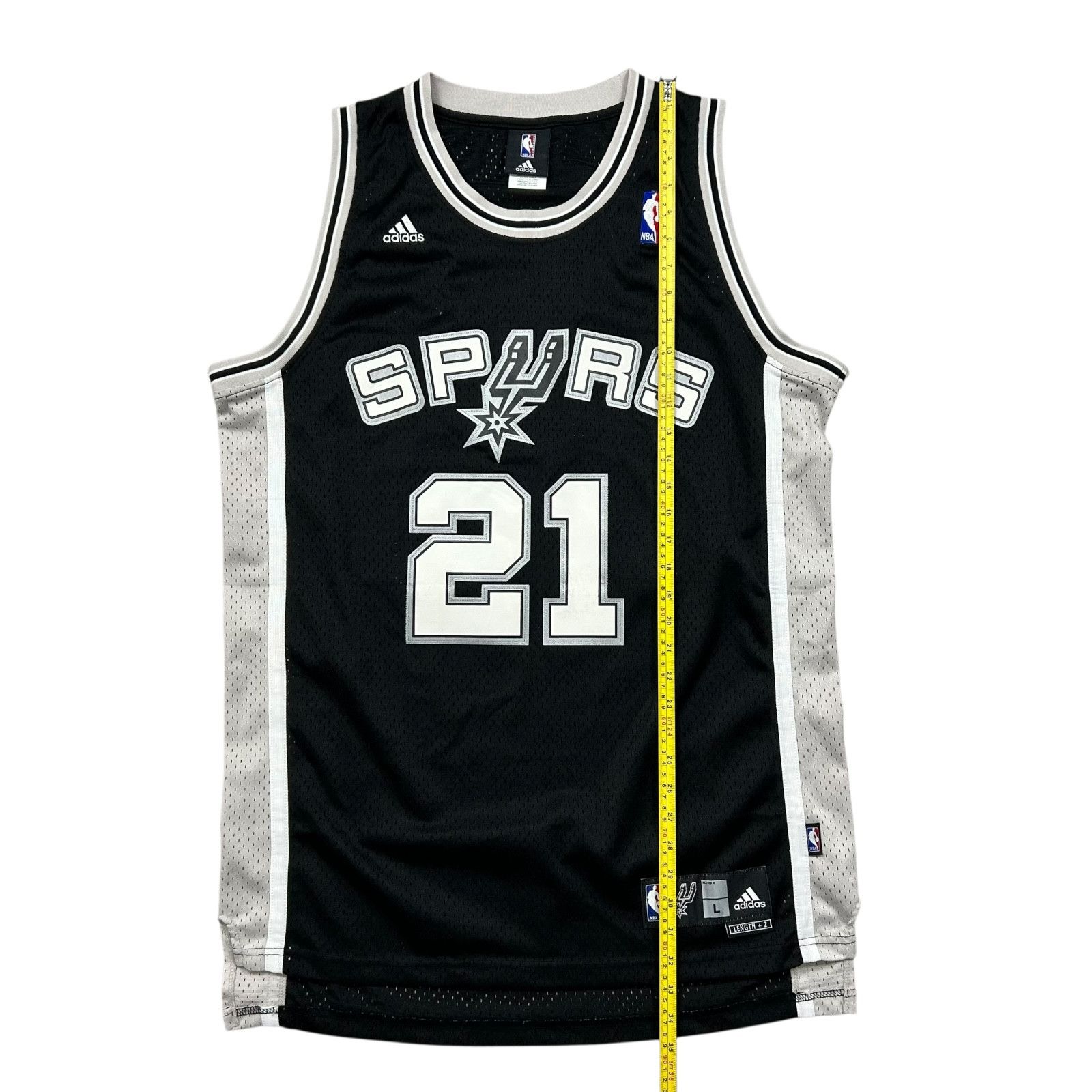 NBA SAN ANTONIO SPURS TIM DUNCAN #16 ADIDAS SWINGMAN JERSEY Size US L / EU 52-54 / 3 - 6 Thumbnail