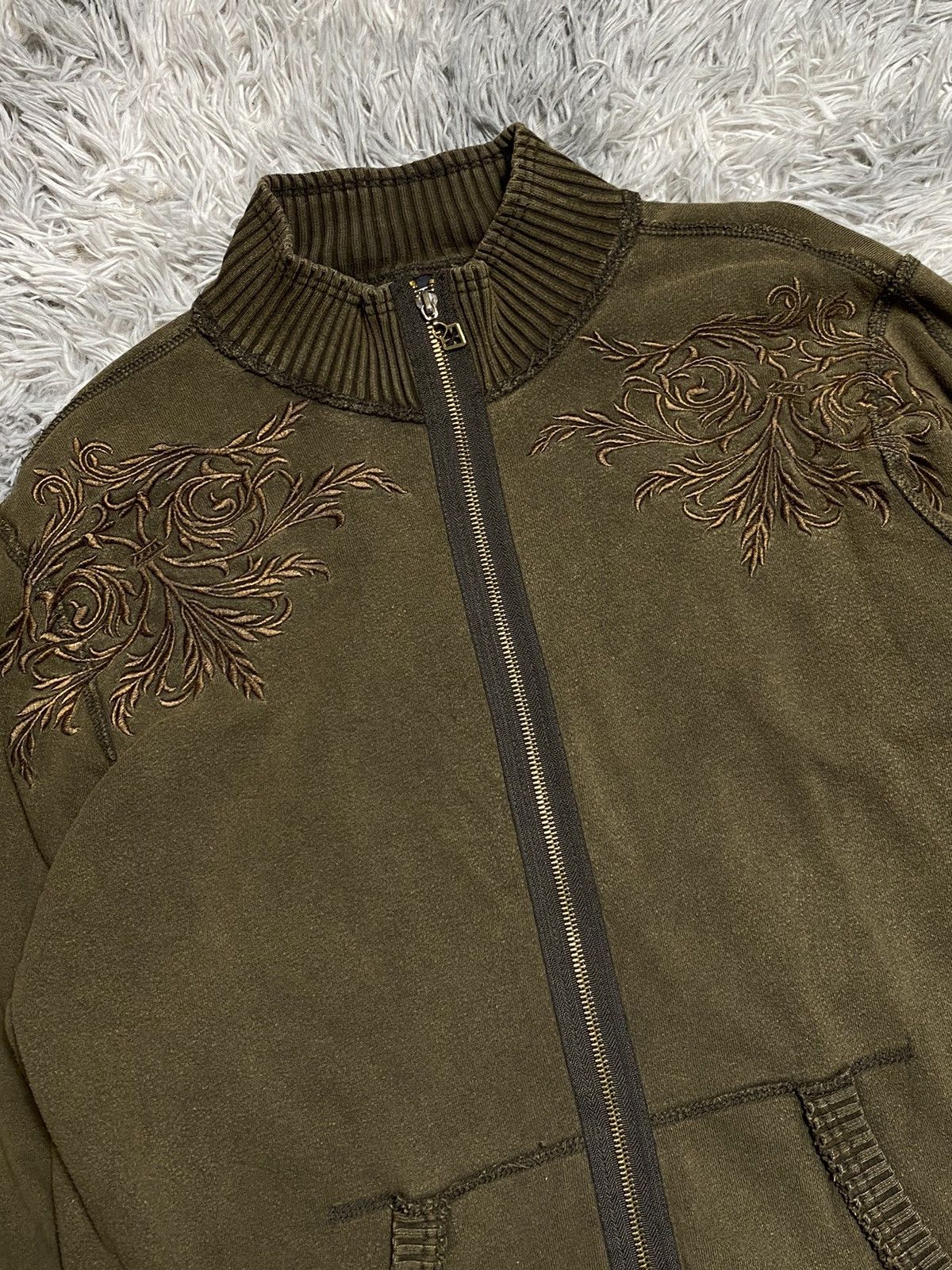 Japanese Brand × Vintage Vintage Cult Industries Olive Green Jacket L Size US L / EU 52-54 / 3 - 2 Thumbnail
