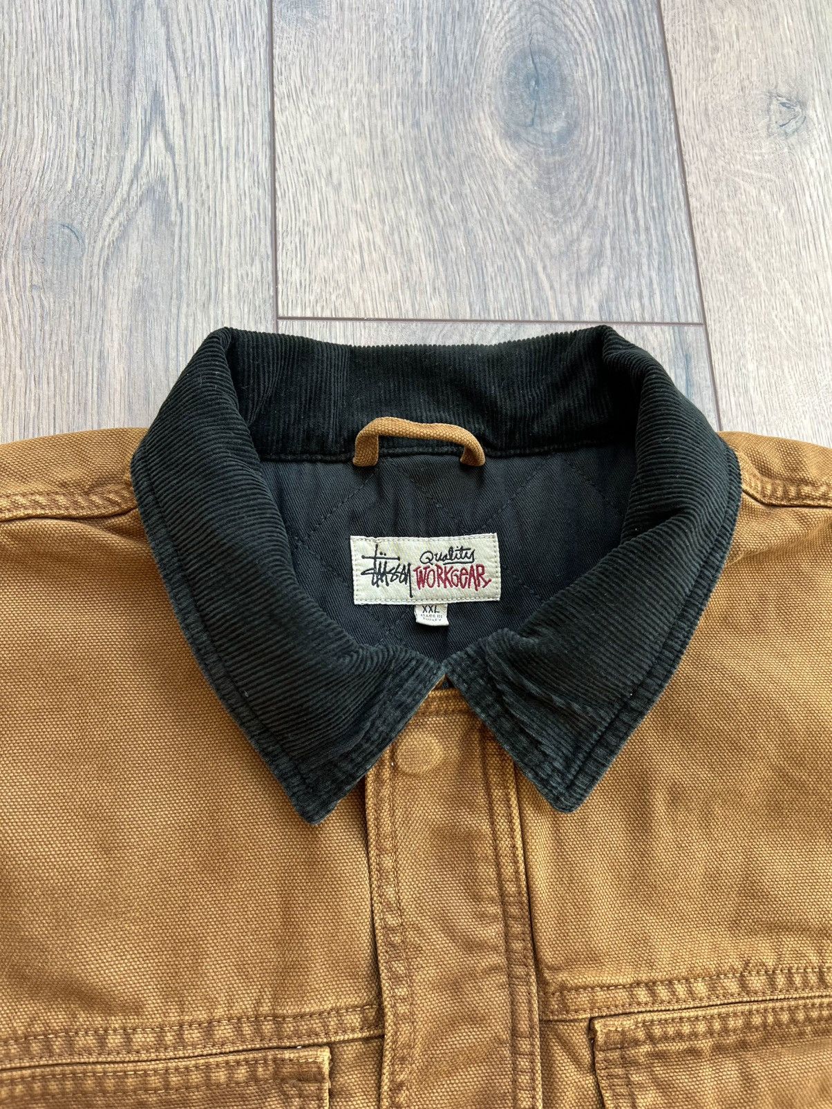 Stussy Stussy Washed Canvas Shop Jacket Bronze XXL Size US XXL / EU 58 / 5 - 4 Thumbnail