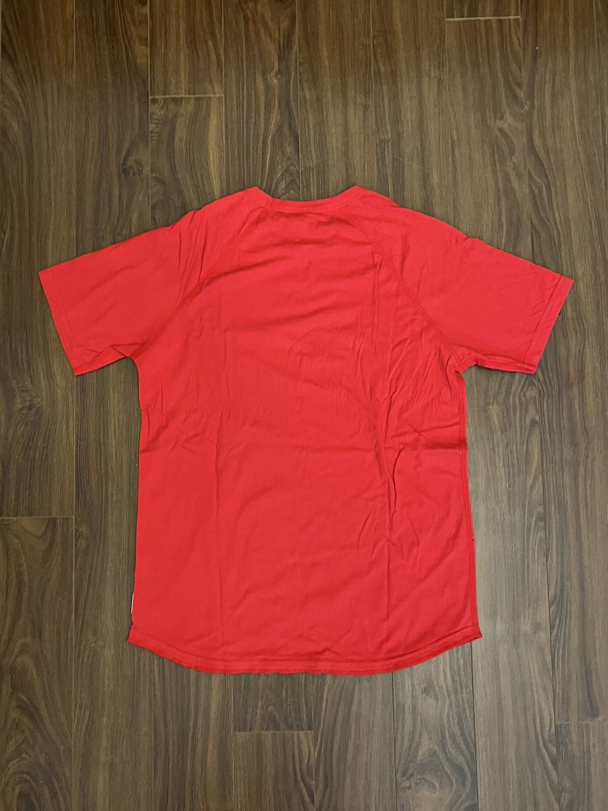Reigning Champ Reigning Champ Serged Hem Tee in Red Size US S / EU 44-46 / 1 - 2 Thumbnail