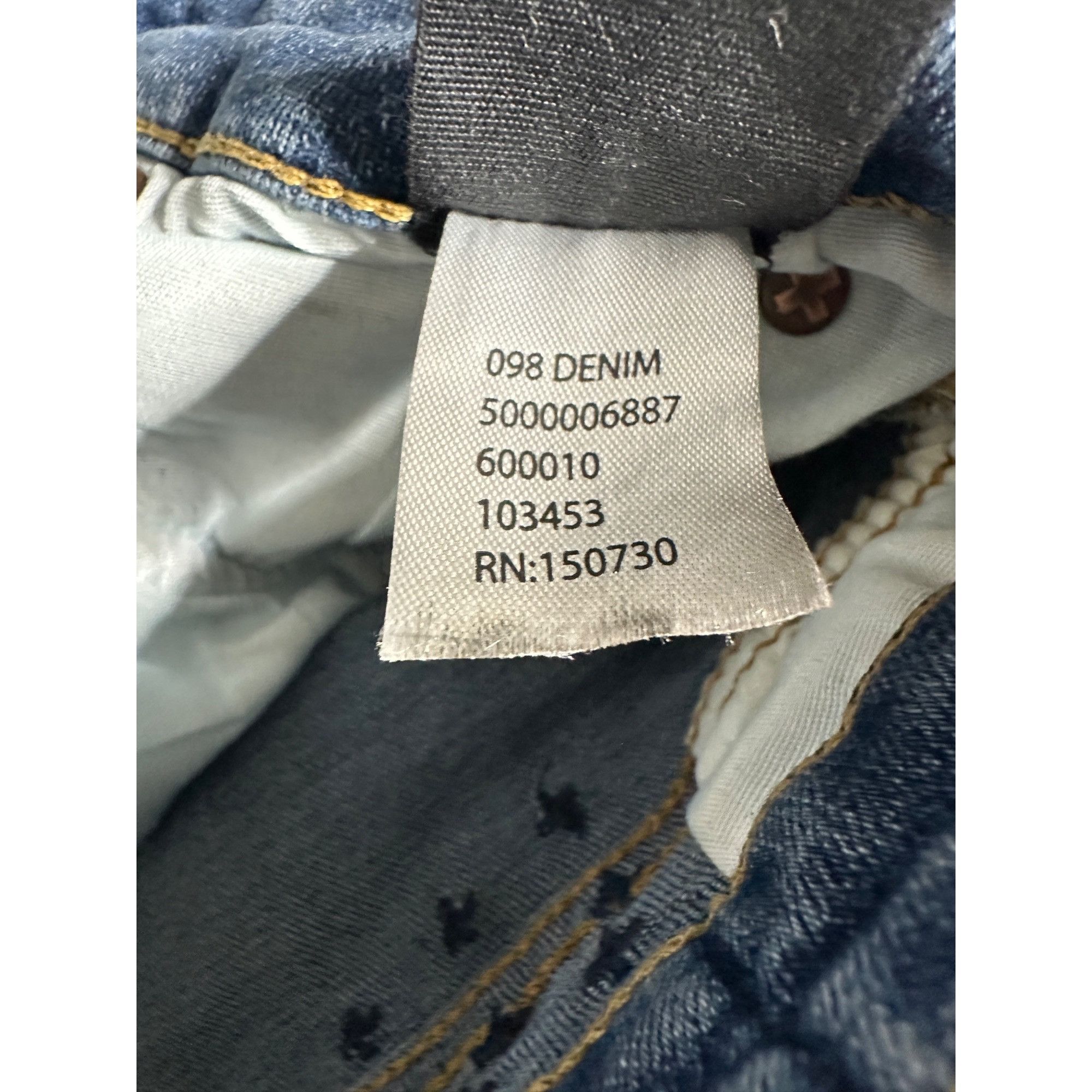 Ksubi Custom Reworked Embellished Bleached Distressed Paint Staine Size 29" - 6 Thumbnail
