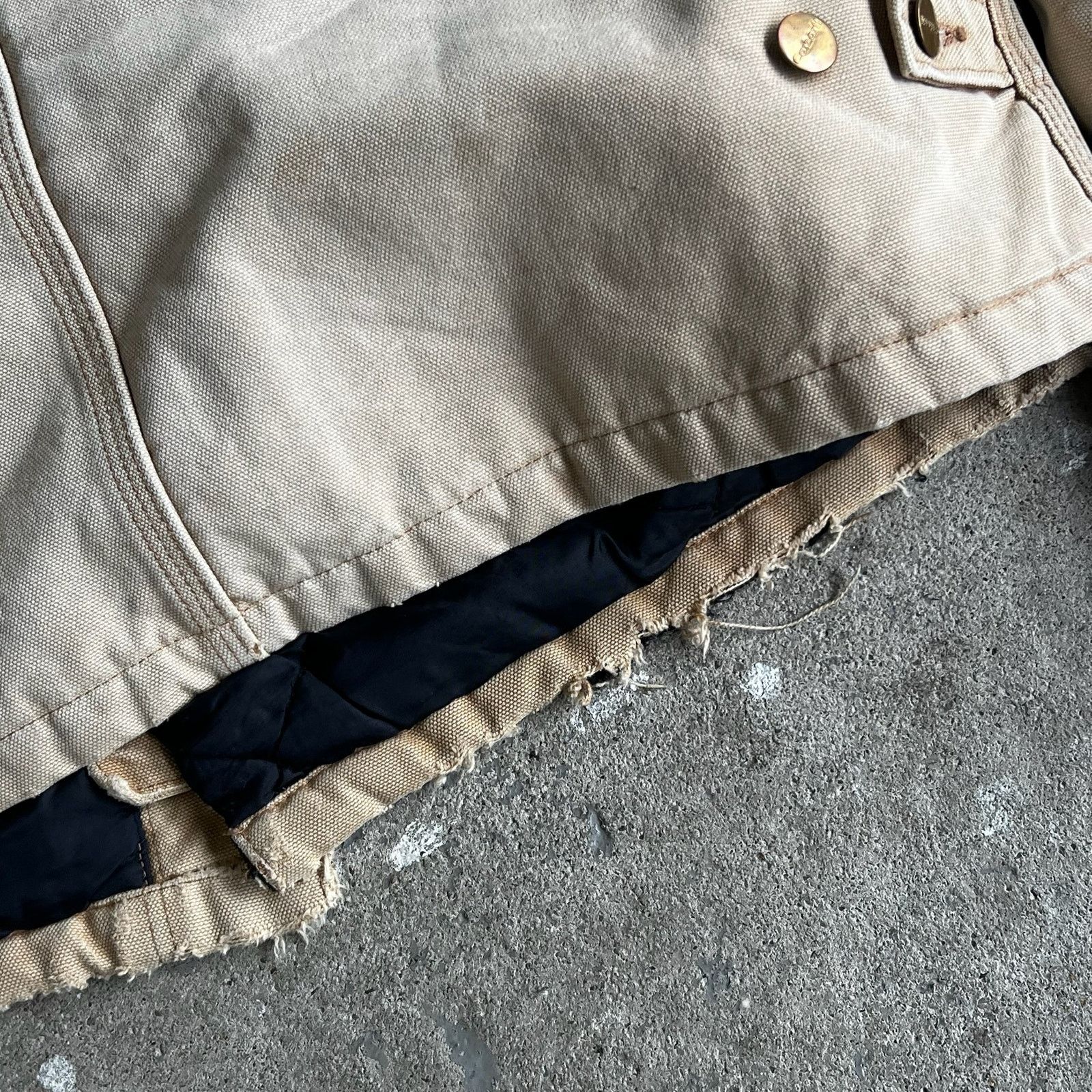 Carhartt × Vintage Carhartt faded brown thrashed arctic work wear jacket Size US L / EU 52-54 / 3 - 14 Thumbnail
